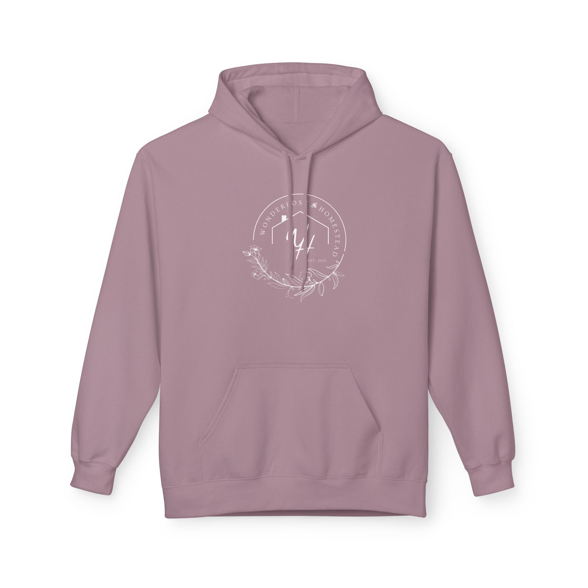 Unisex Hoodie, White Logo