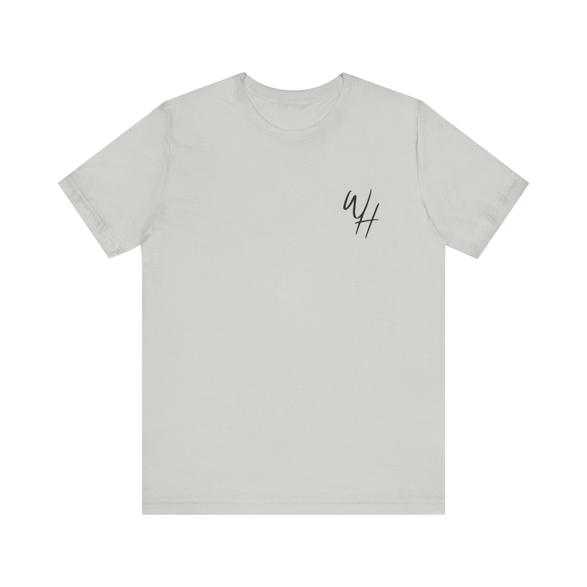 Unisex Short Sleeve T-Shirt, Black Logo (Front/Back Designs)