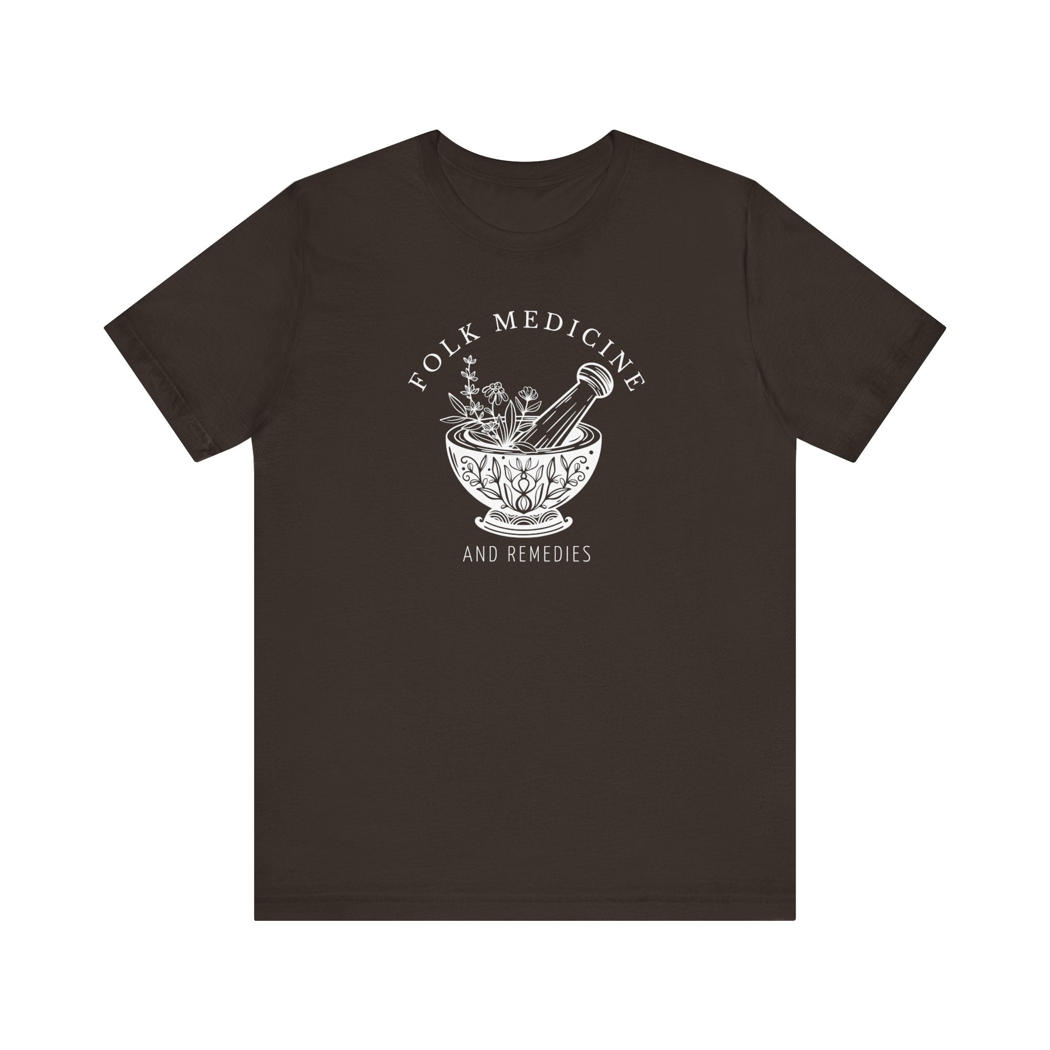 Unisex Short Sleeve T-Shirt, White Logo