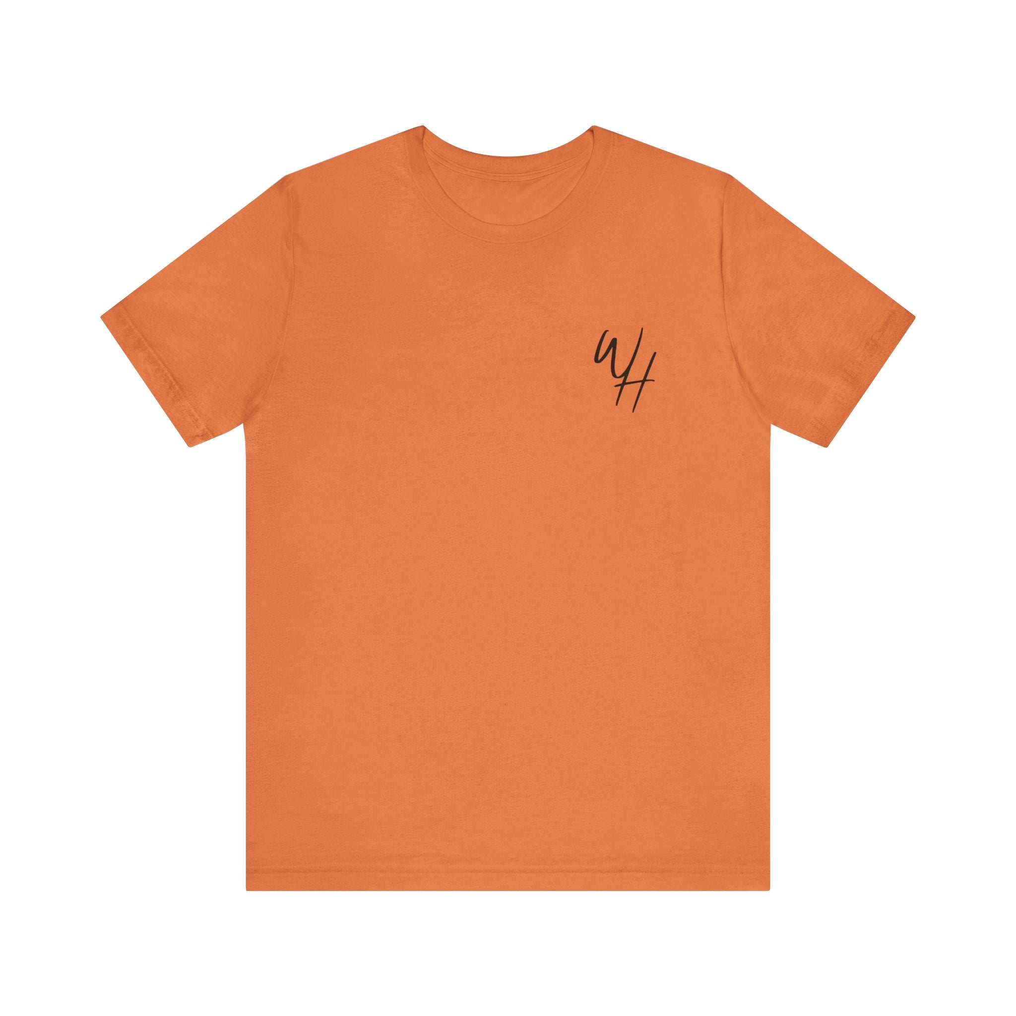 Unisex Short Sleeve T-Shirt, Black Logo (Front/Back Designs)