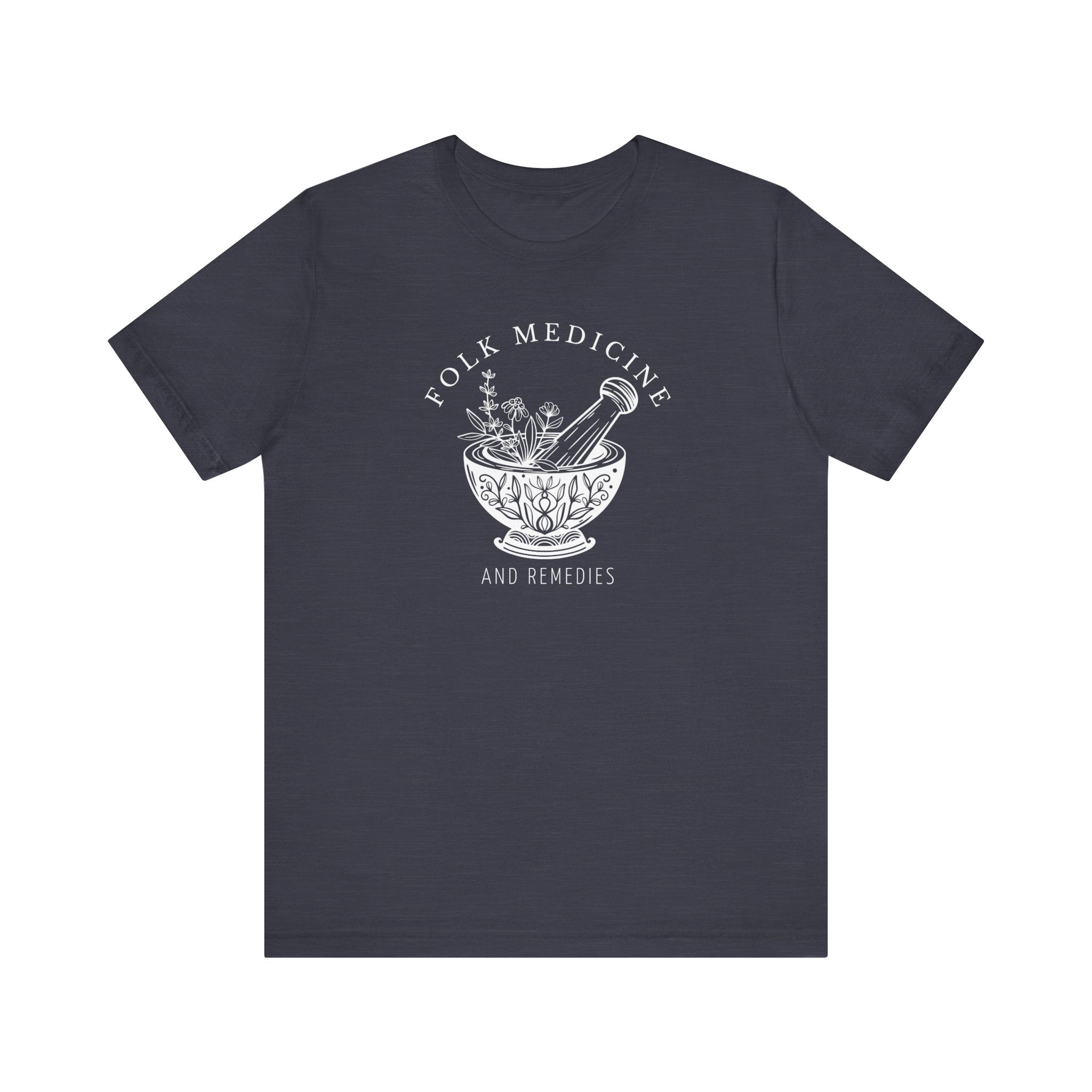 Unisex Short Sleeve T-Shirt, White Logo