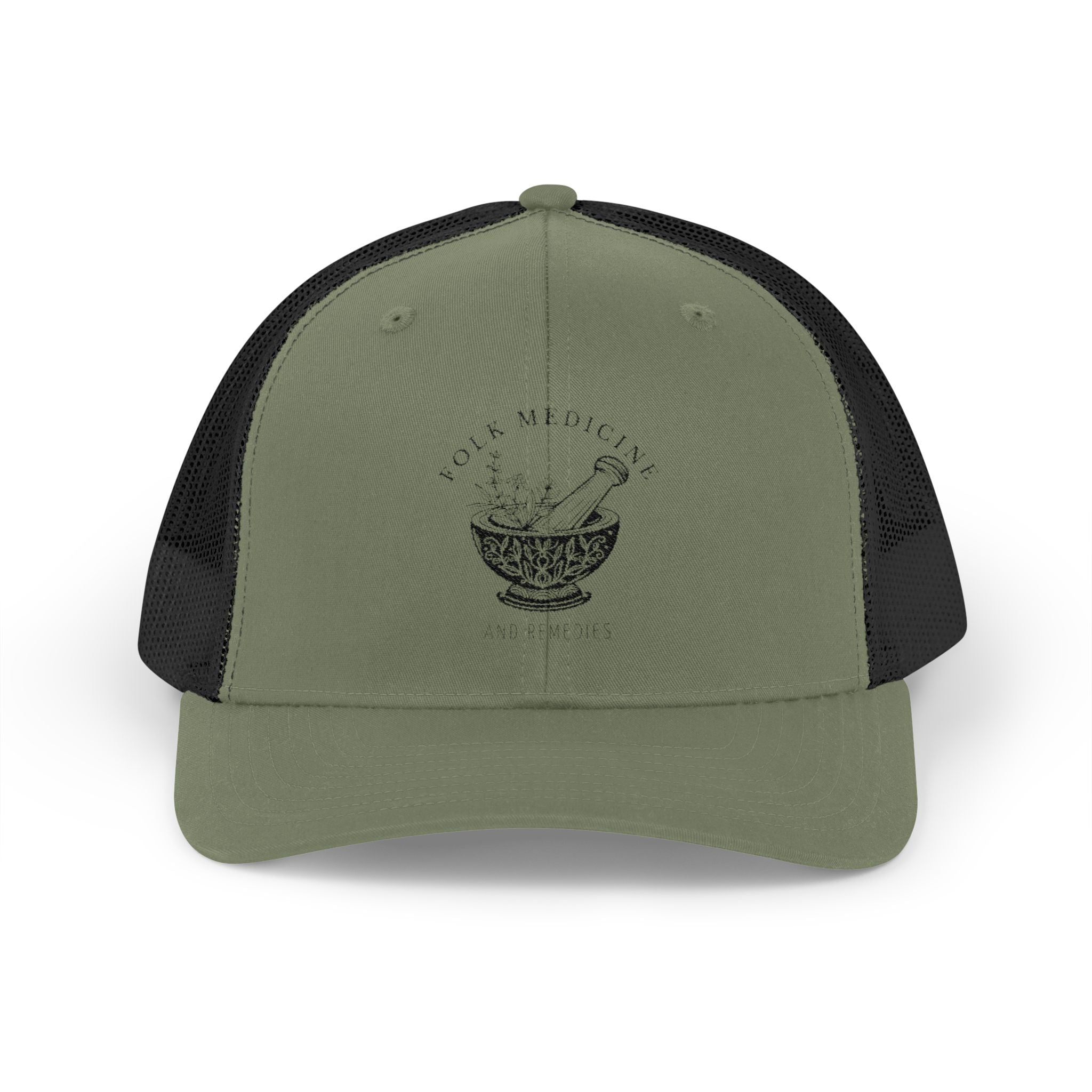 Snapback Trucker Cap - Black Logo