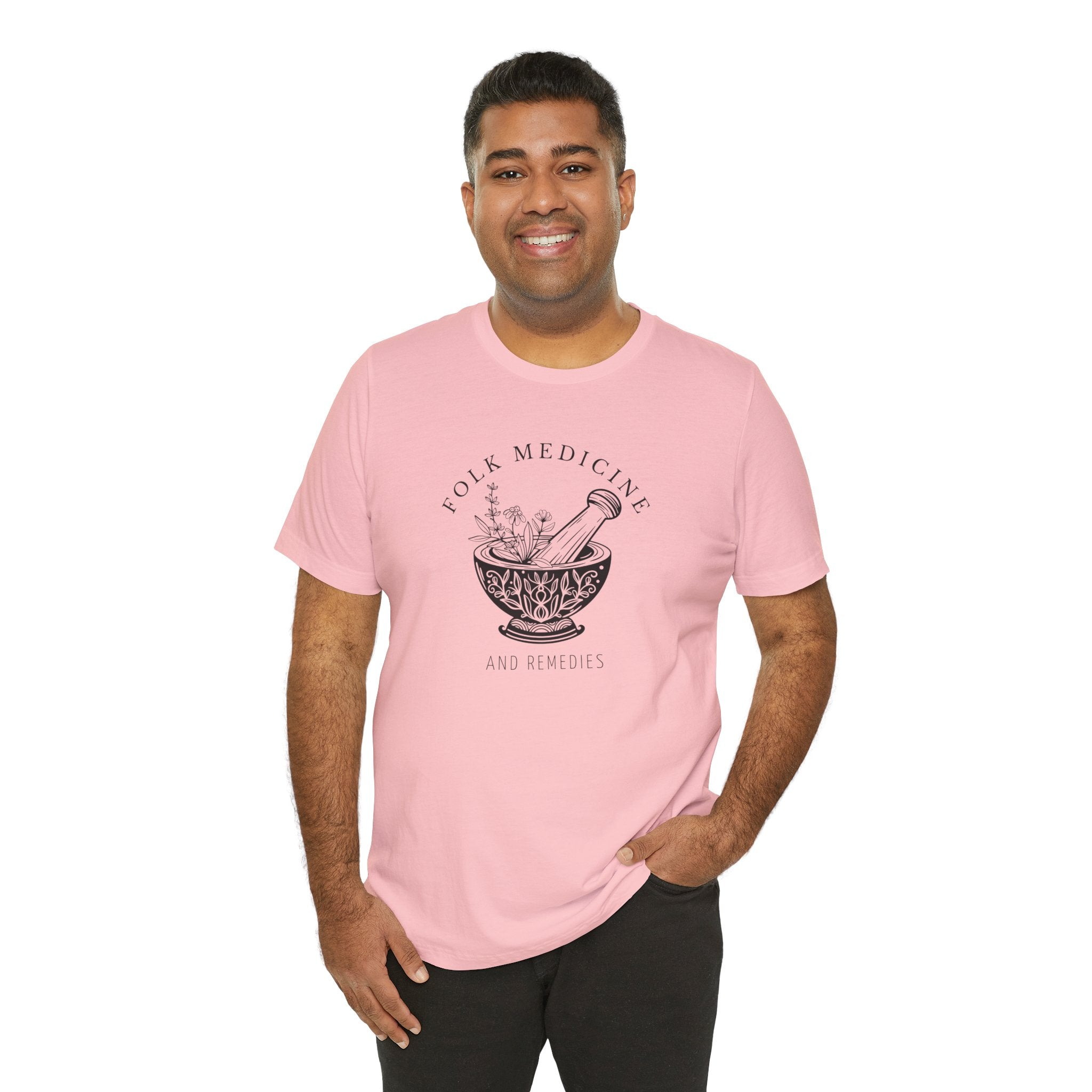 Unisex Short Sleeve T-Shirt, Black Logo