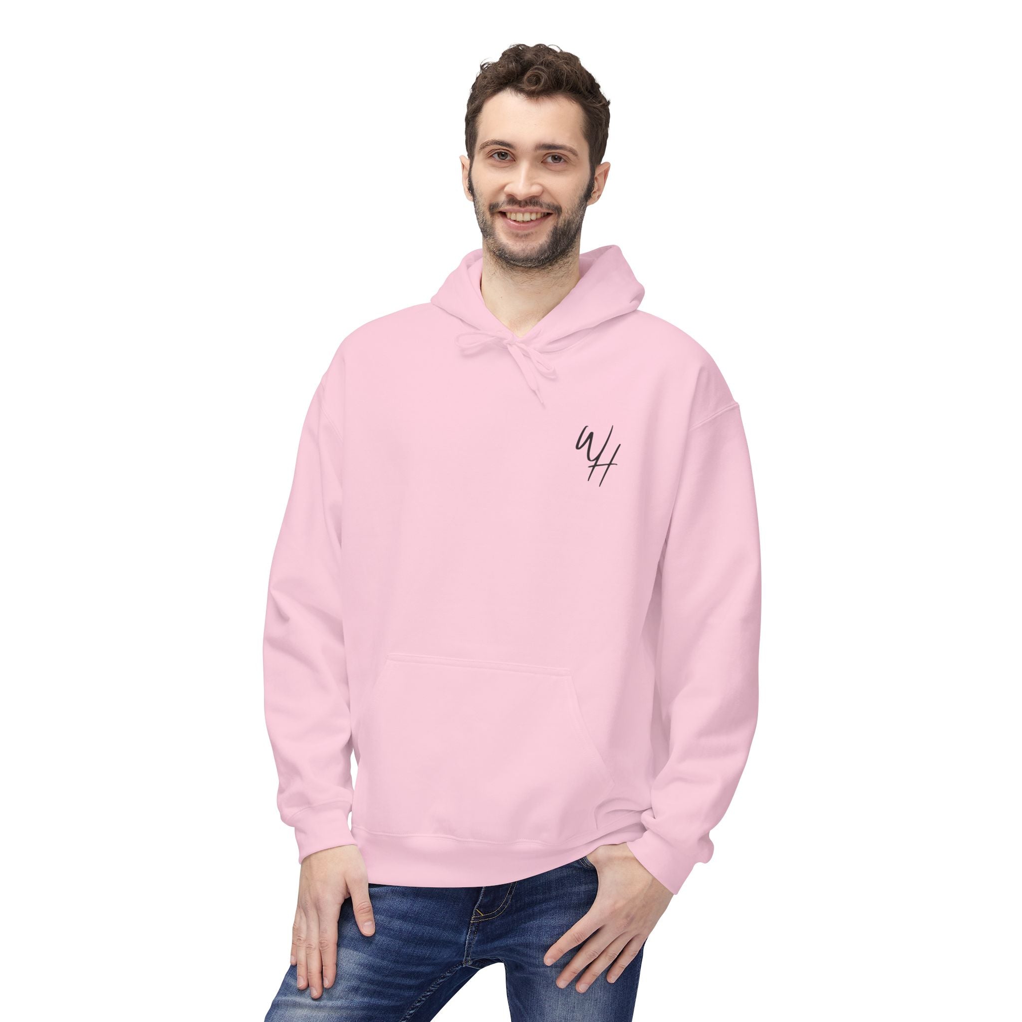 Unisex Hoodie, Black Logo (Front/Back Designs)