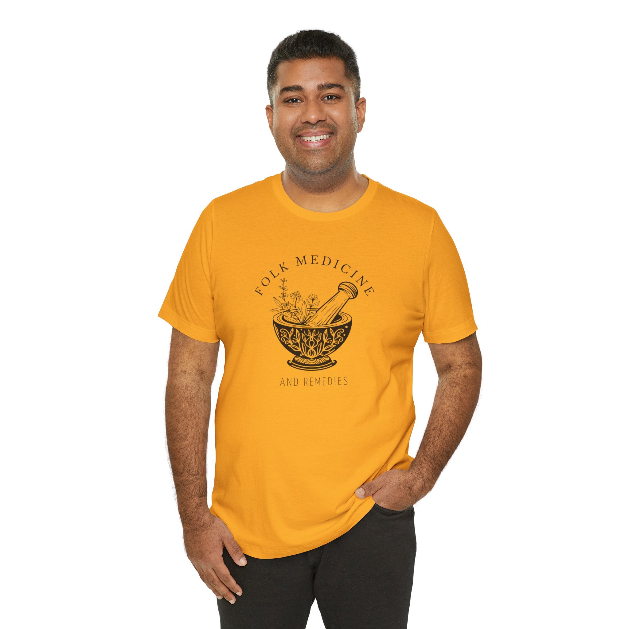 Unisex Short Sleeve T-Shirt, Black Logo