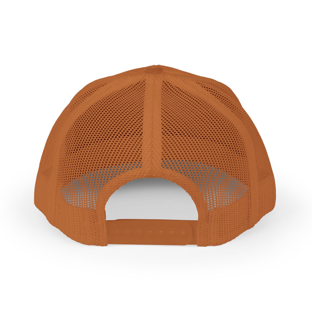 Snapback Trucker Cap, White Logo