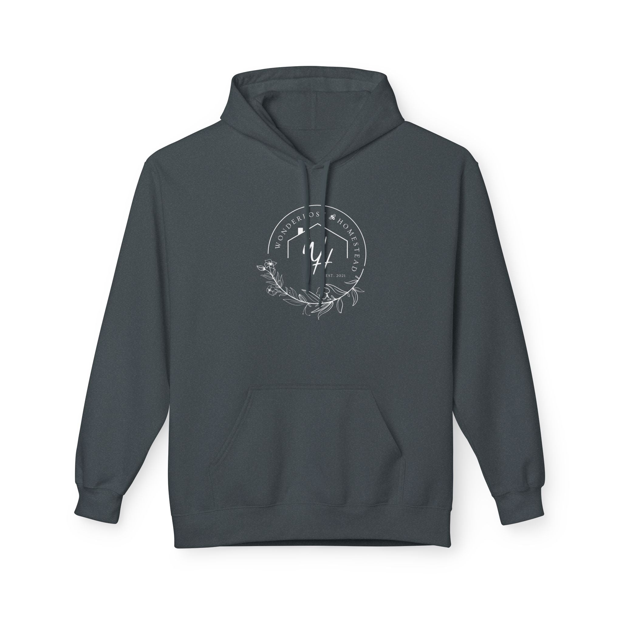 Unisex Hoodie, White Logo
