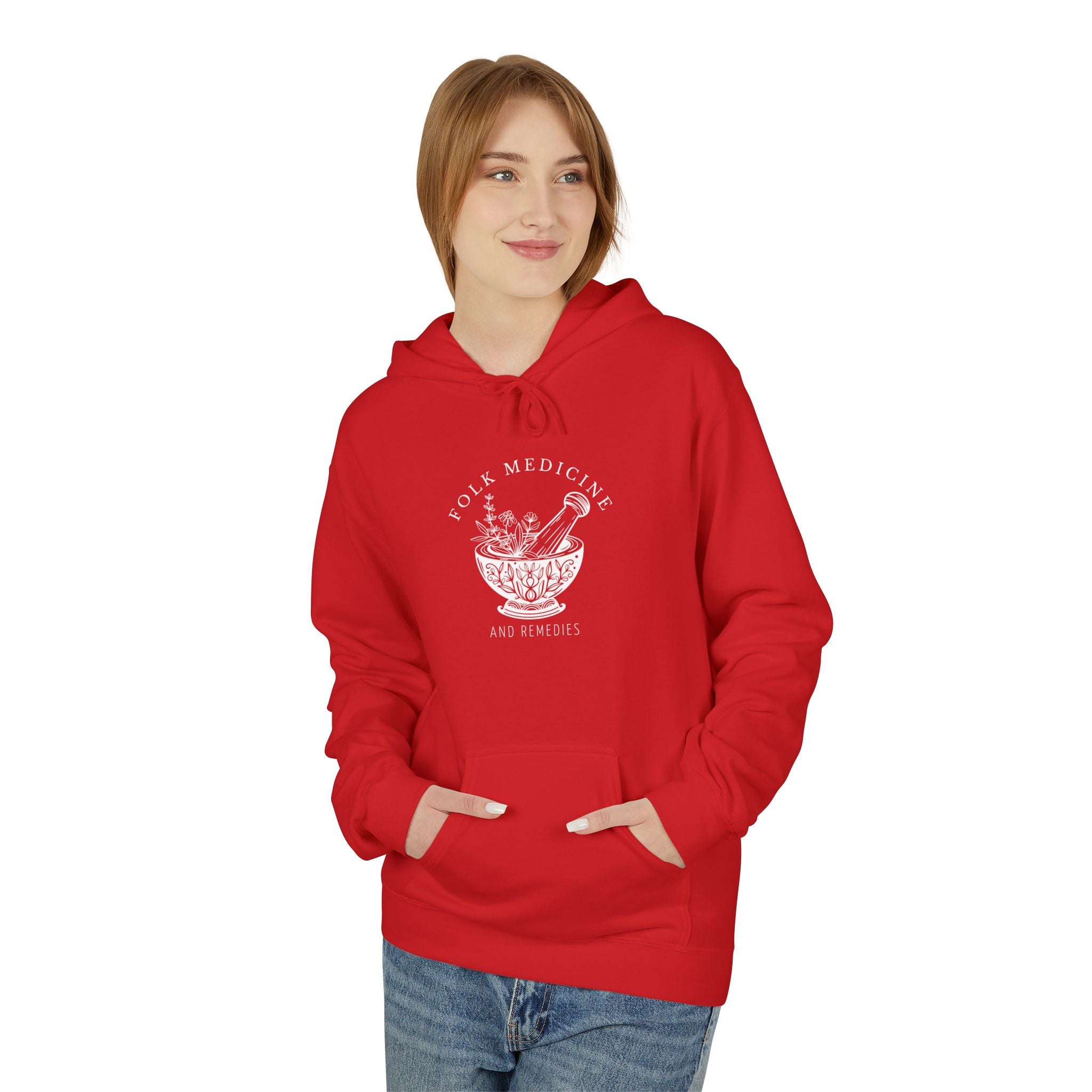Unisex Hoodie, White Logo