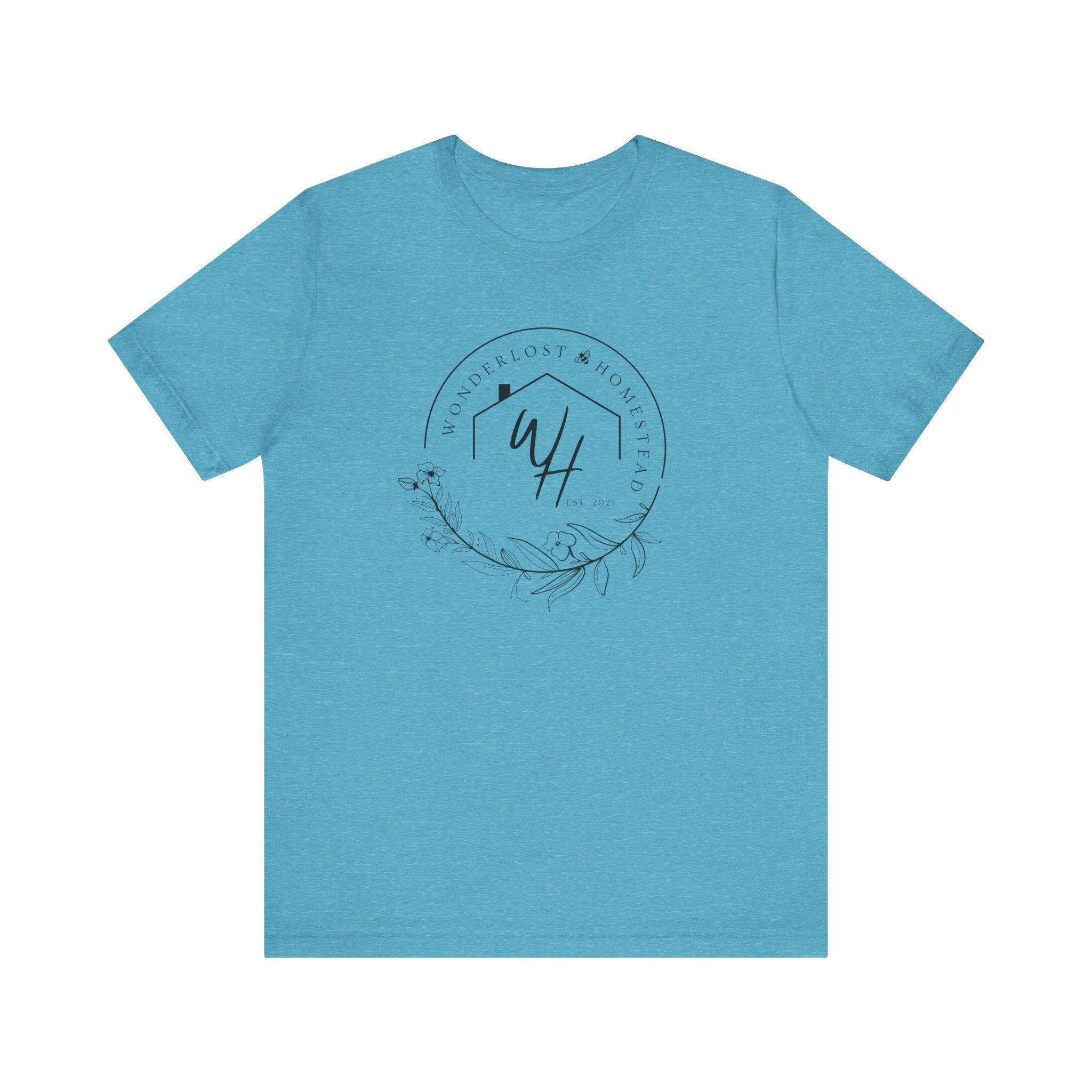 Unisex Short Sleeve T-Shirt, Black Logo