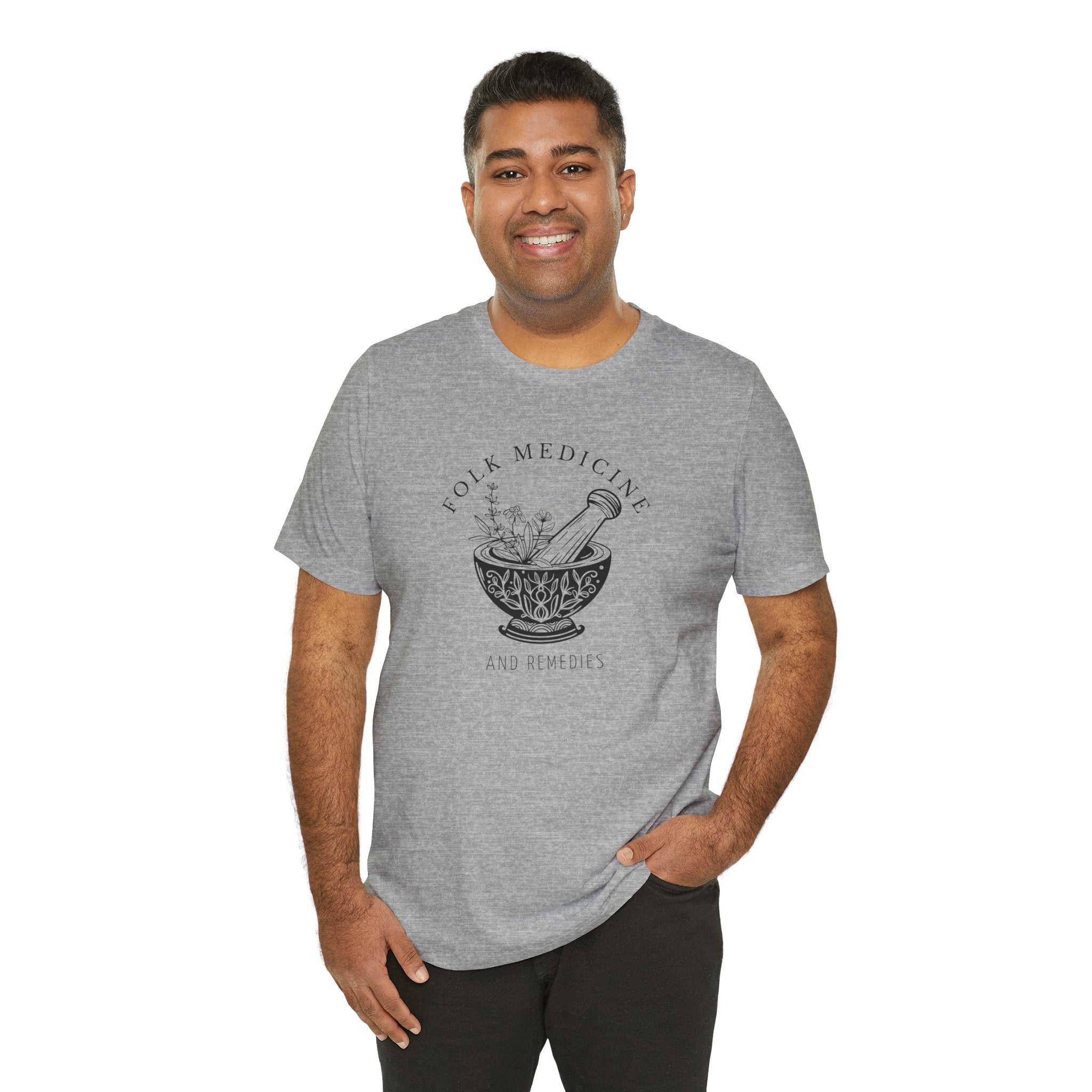 Unisex Short Sleeve T-Shirt, Black Logo