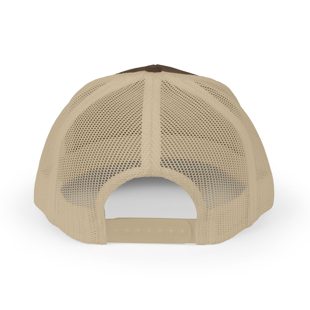 Snapback Trucker Cap, White Logo