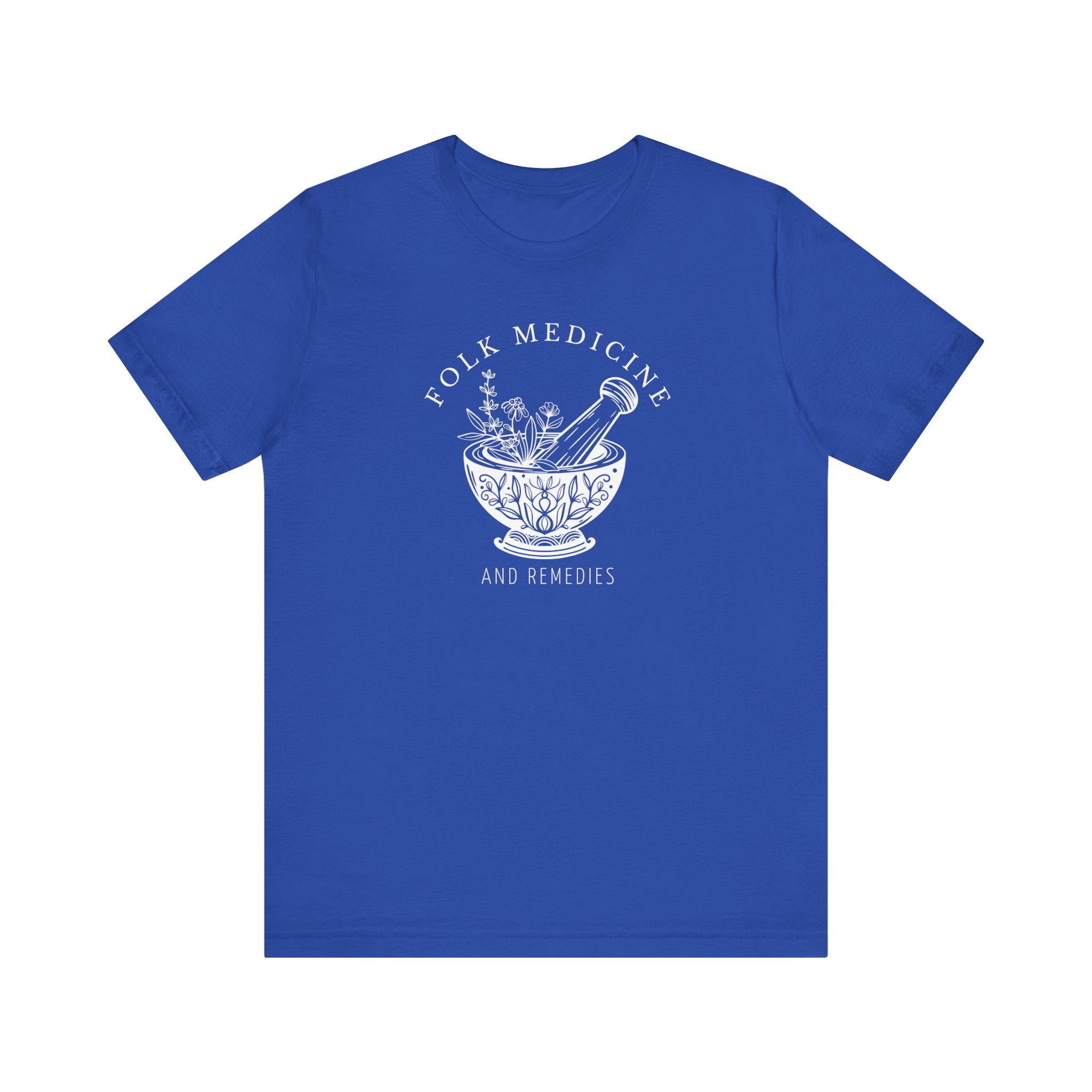 Unisex Short Sleeve T-Shirt, White Logo