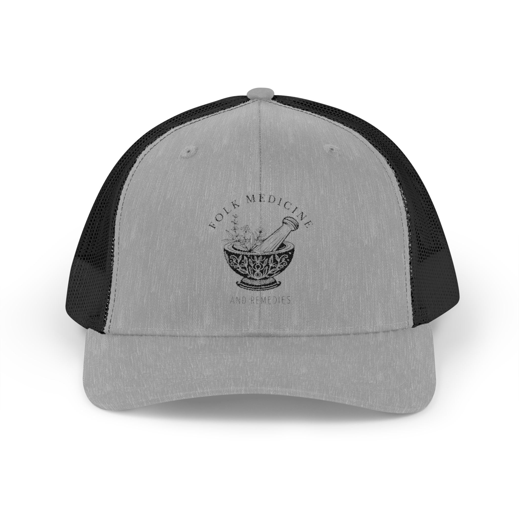 Snapback Trucker Cap - Black Logo