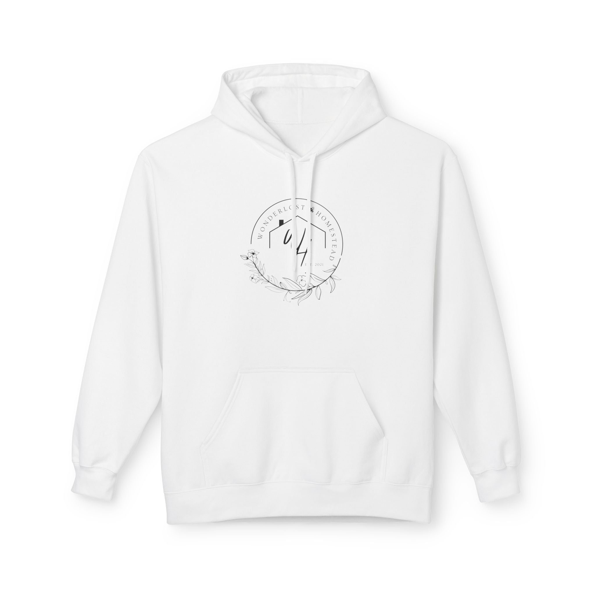 Unisex Hoodie, Black Logo