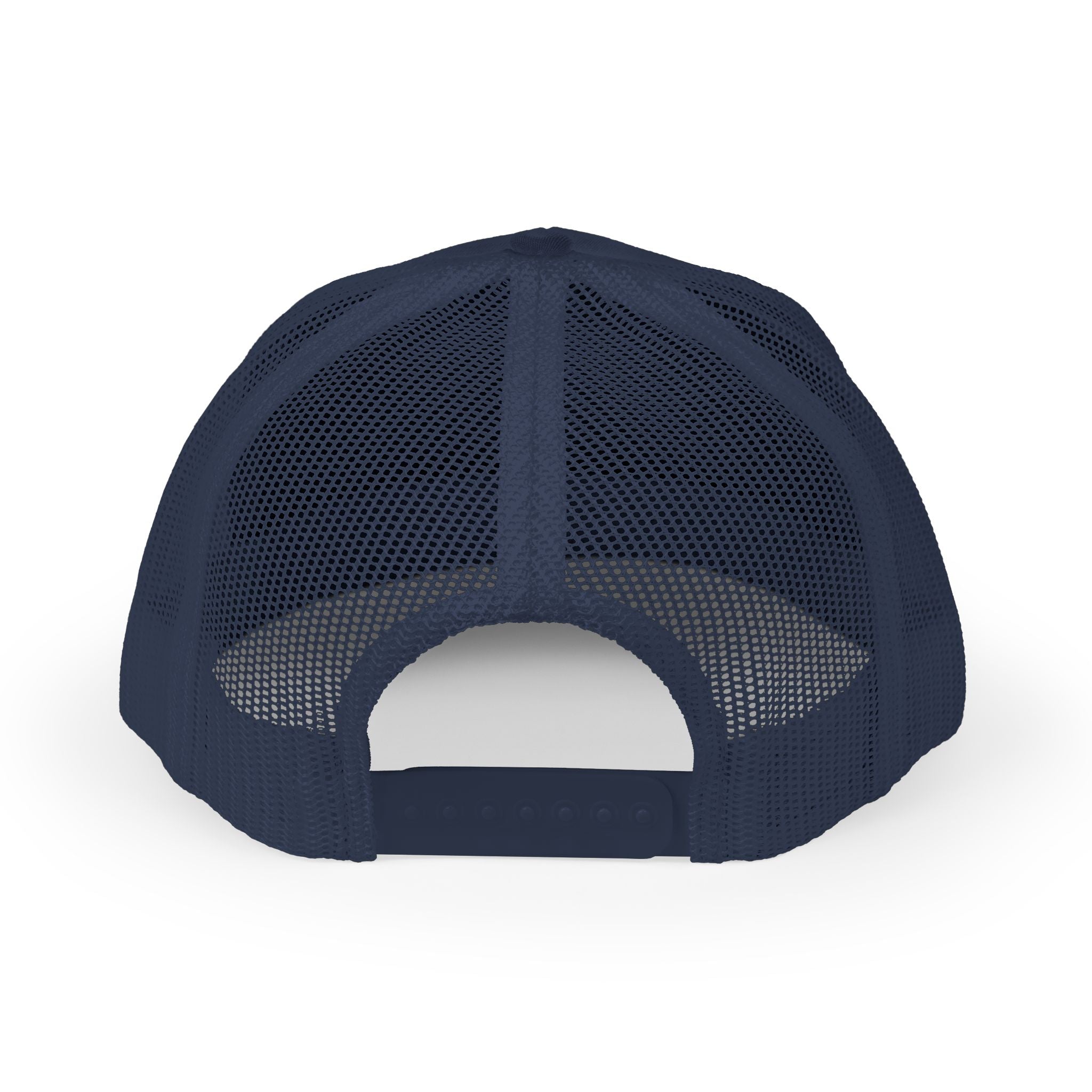 Snapback Trucker Cap, White Logo