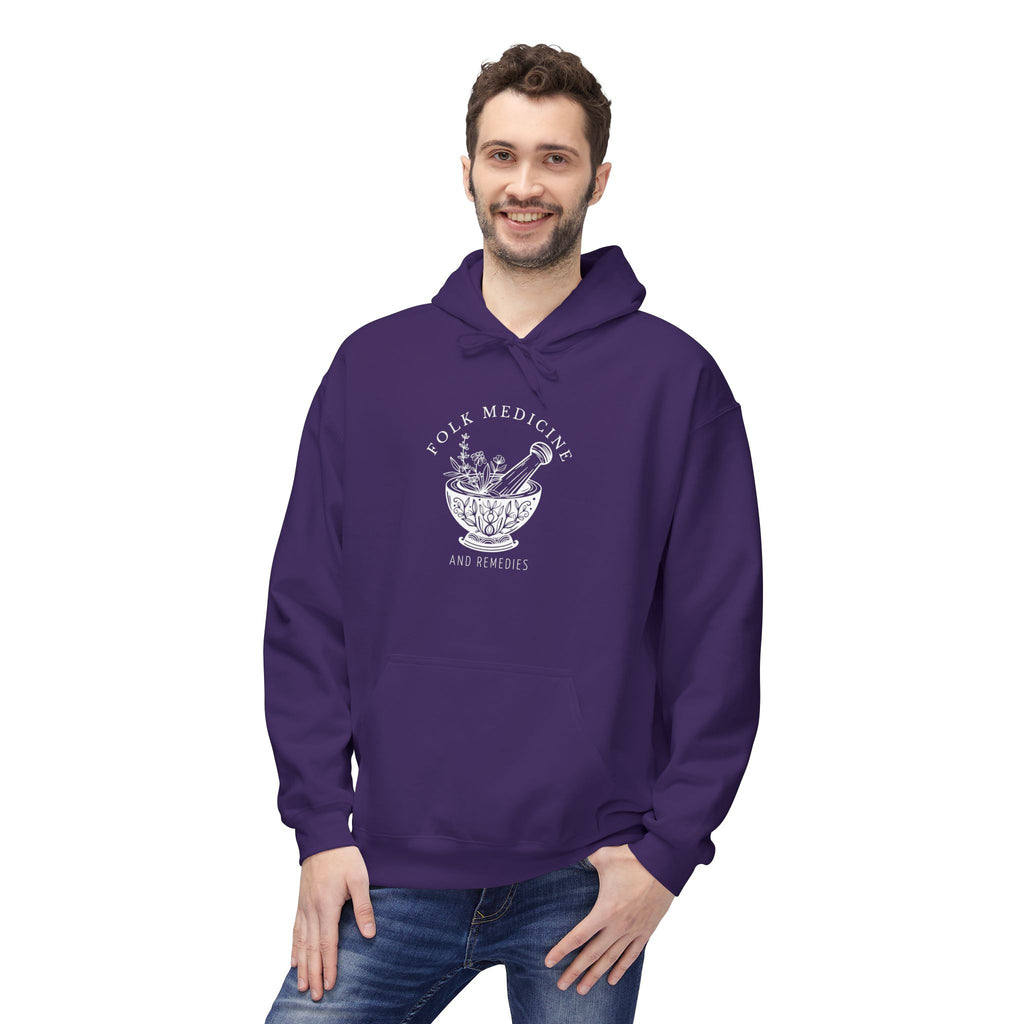 Unisex Hoodie, White Logo