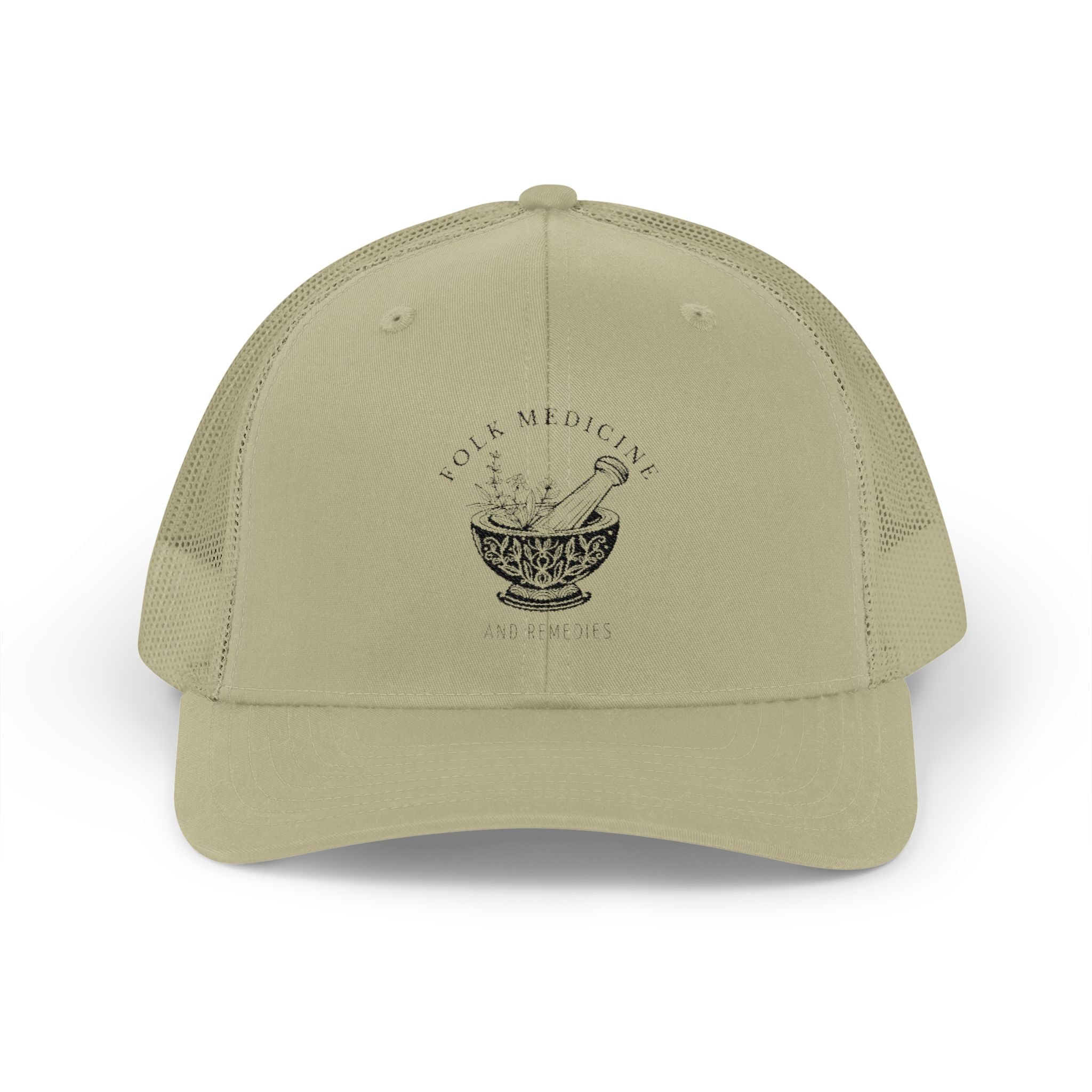 Snapback Trucker Cap - Black Logo