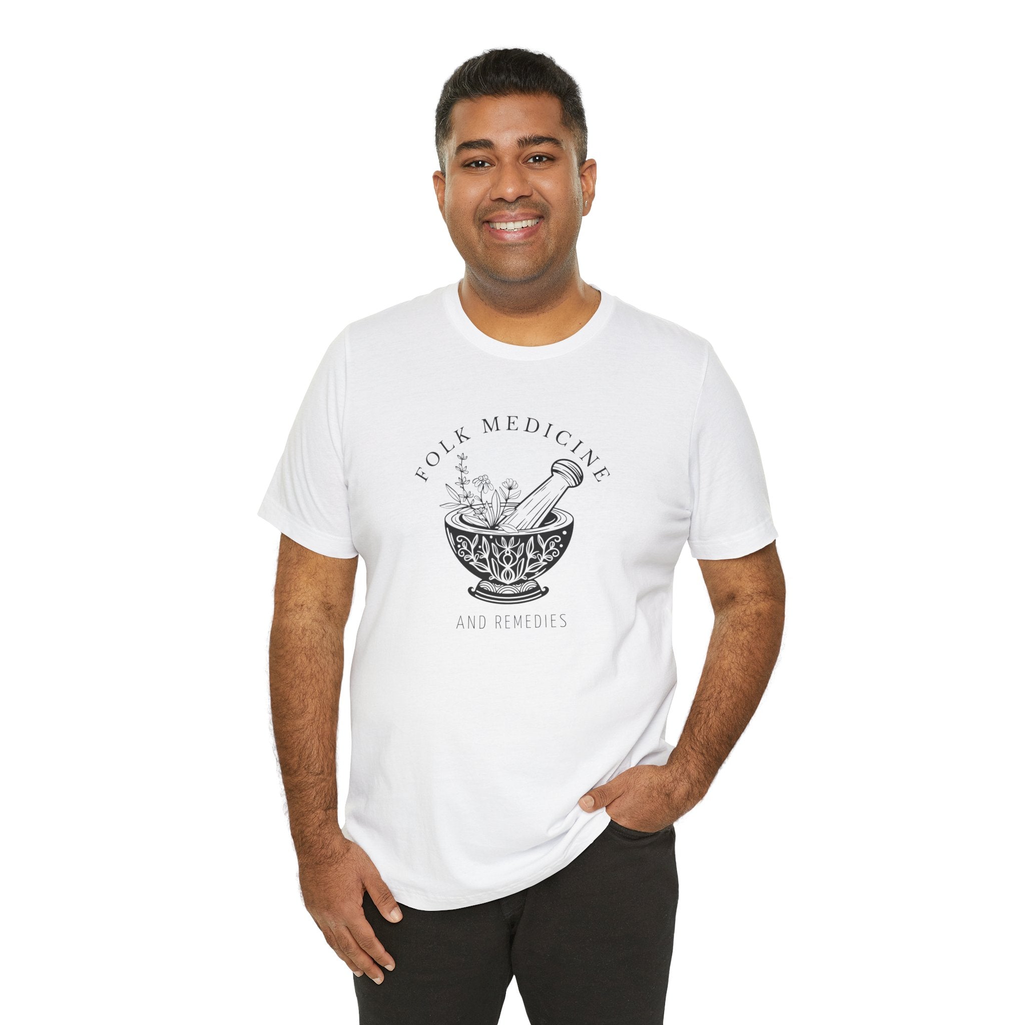 Unisex Short Sleeve T-Shirt, Black Logo