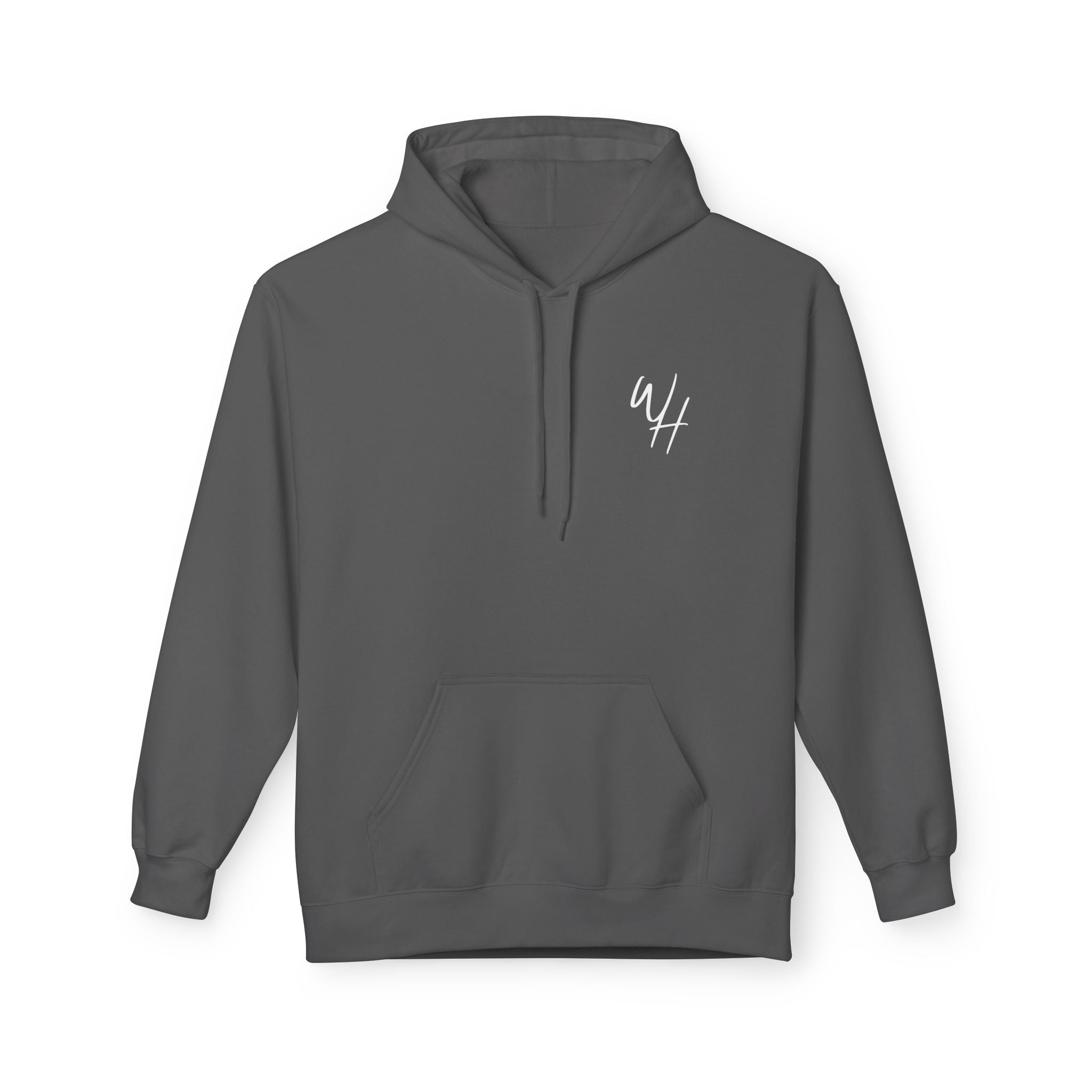 Unisex Hoodie, White Logo (Front/Back Designs)