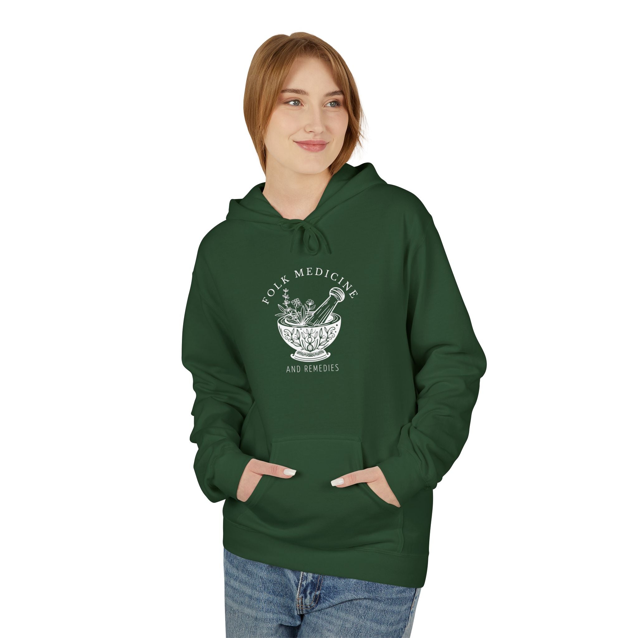 Unisex Hoodie, White Logo