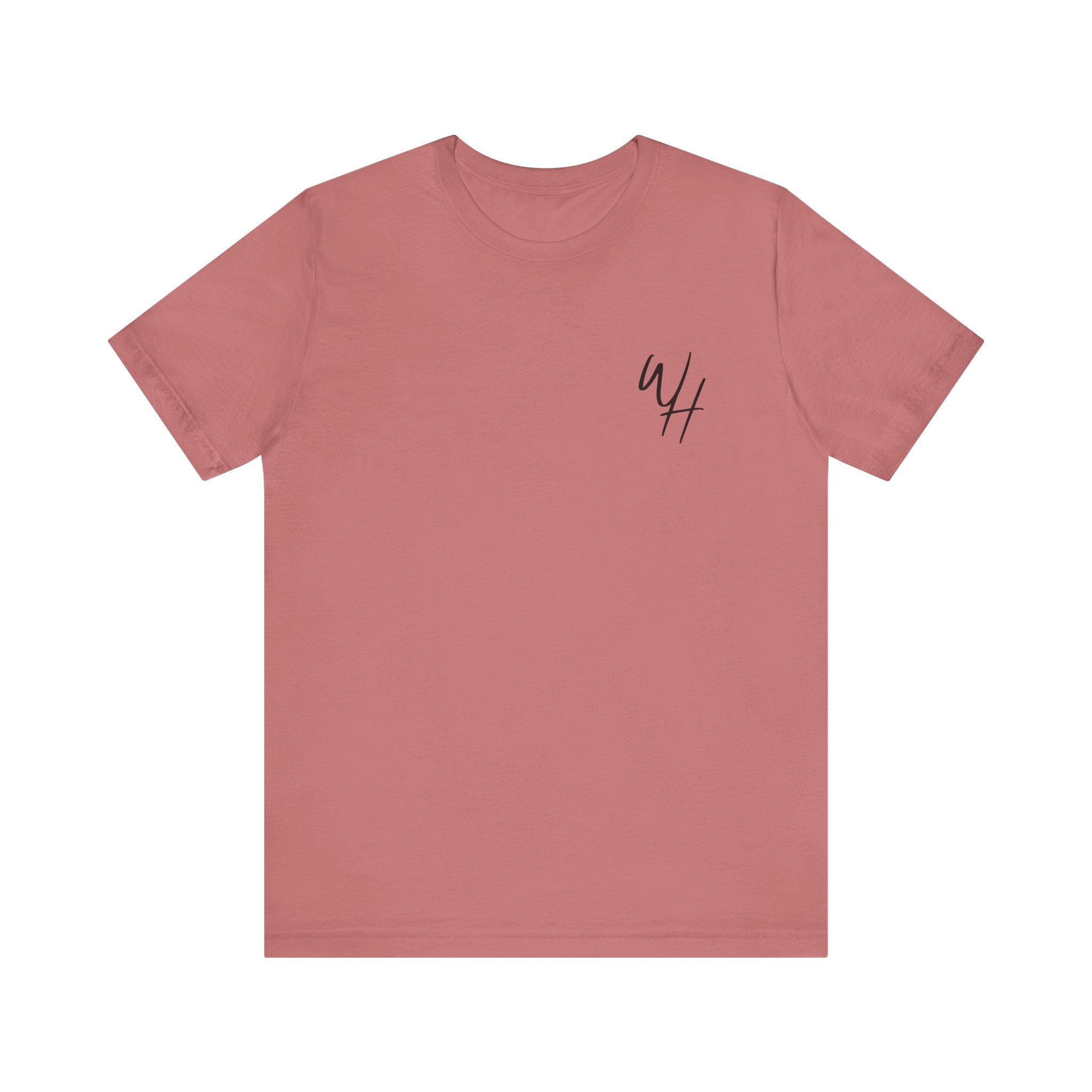 Unisex Short Sleeve T-Shirt, Black Logo (Front/Back Designs)
