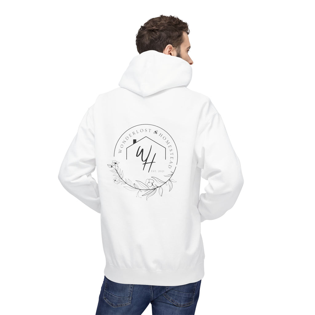 Unisex Hoodie, Black Logo (Front/Back Designs)