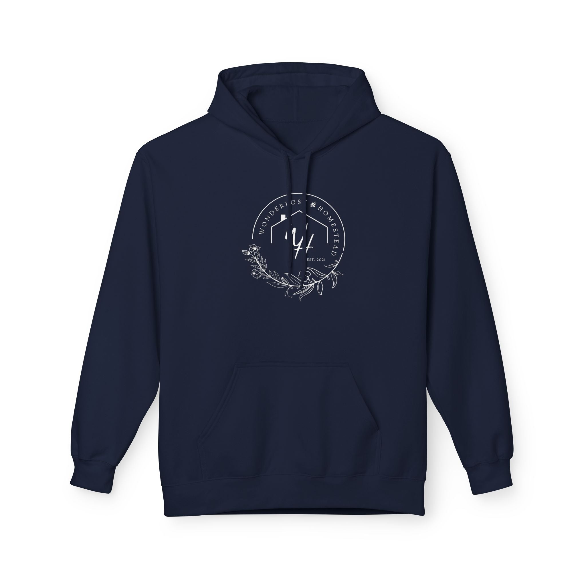 Unisex Hoodie, White Logo