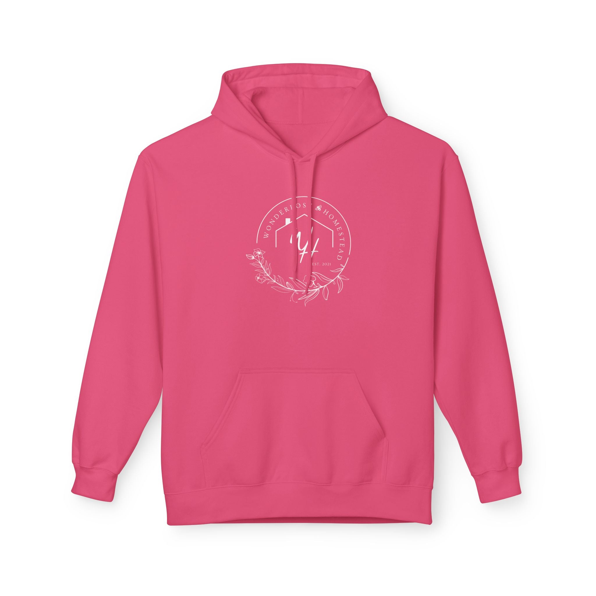 Unisex Hoodie, White Logo