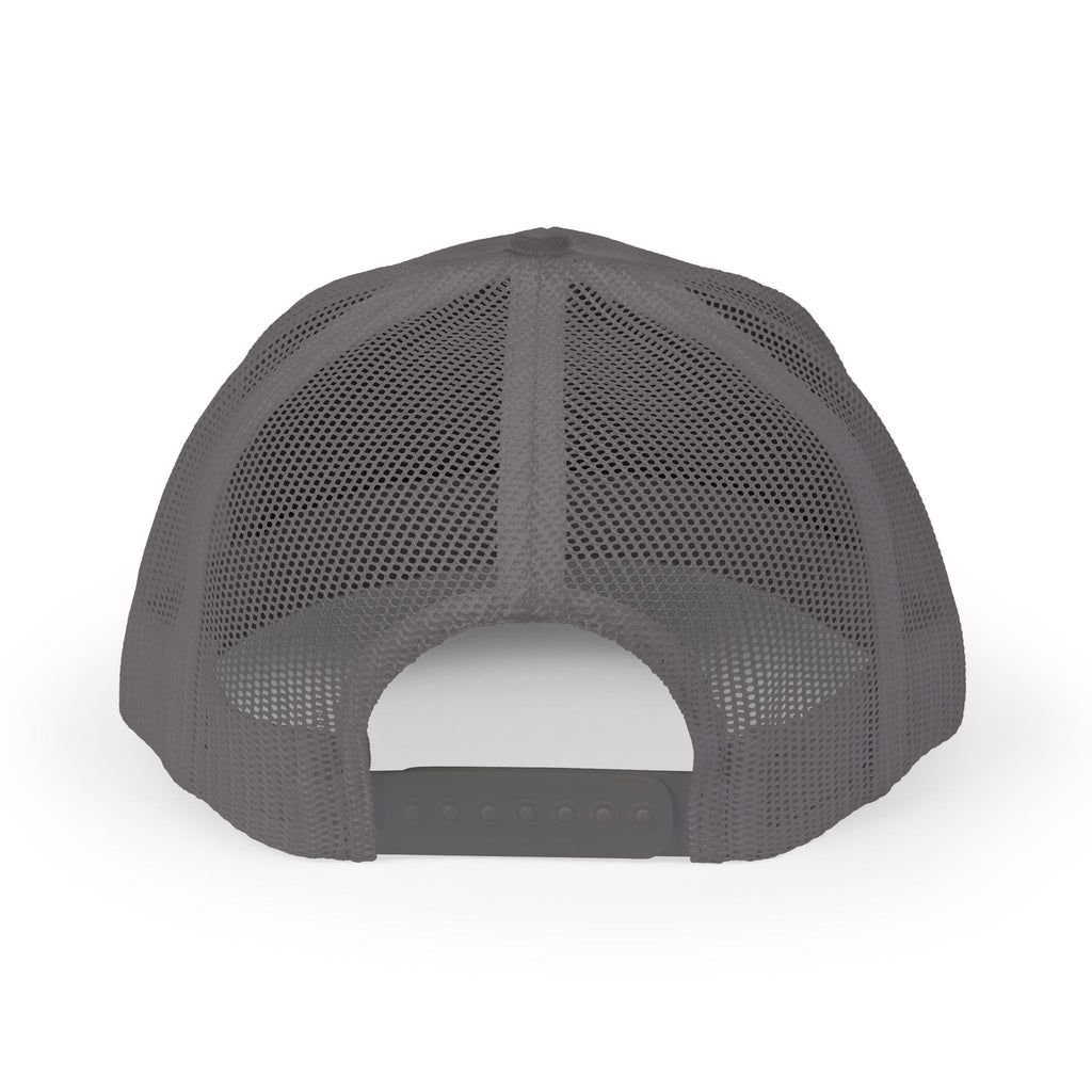 Snapback Trucker Cap, White Logo