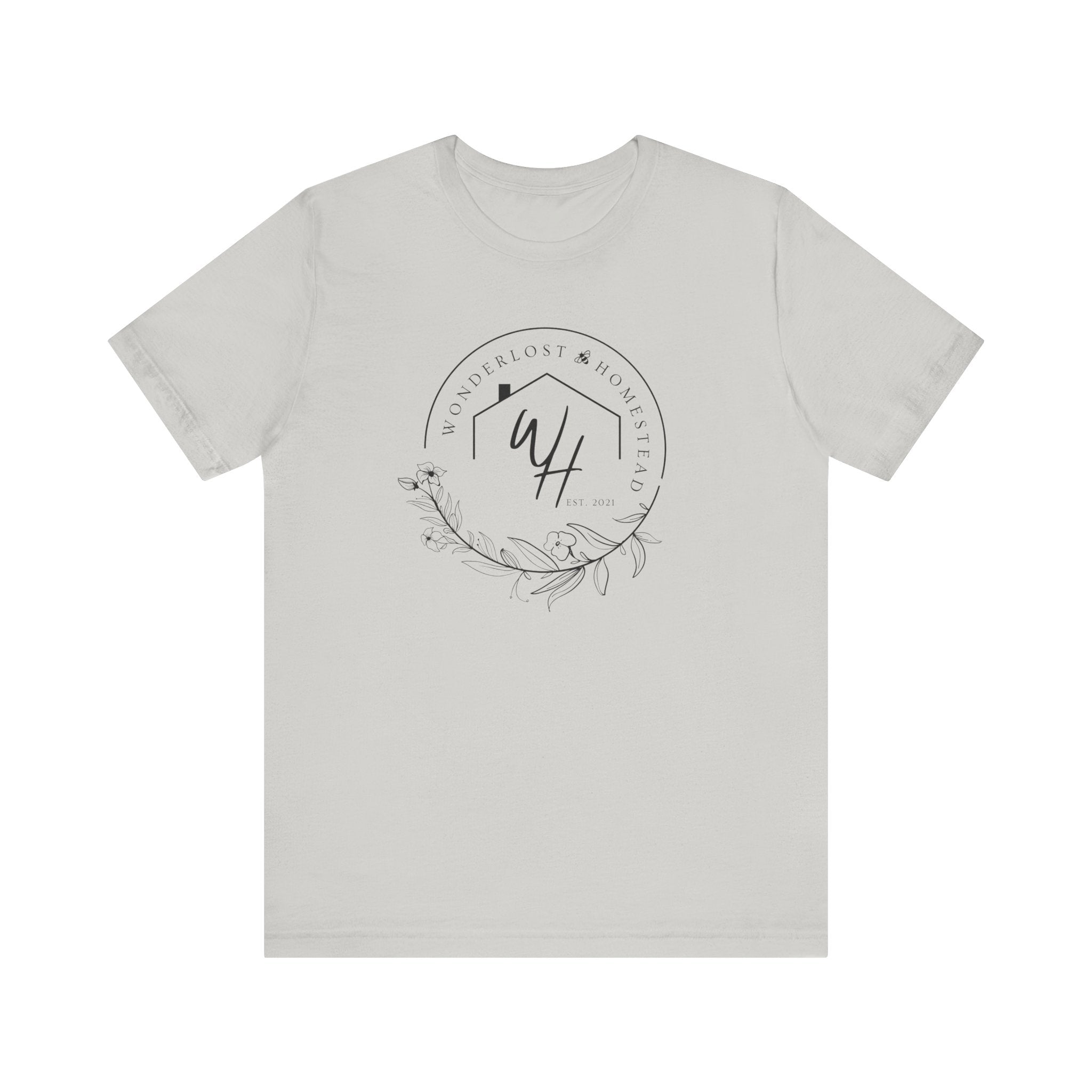 Unisex Short Sleeve T-Shirt, Black Logo