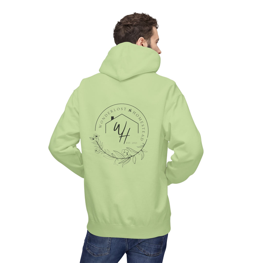 Unisex Hoodie, Black Logo (Front/Back Designs)