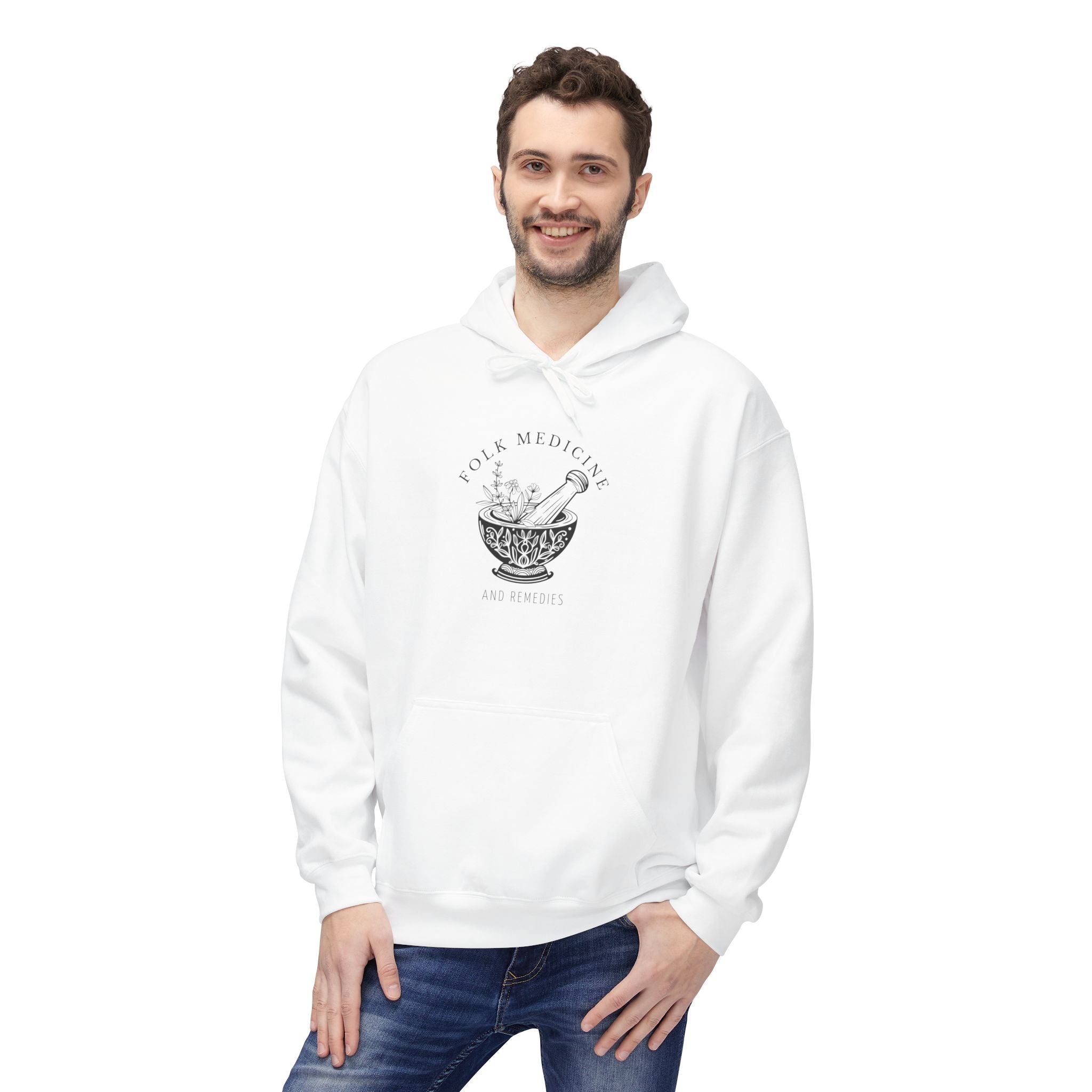 Unisex Hoodie, Black Logo