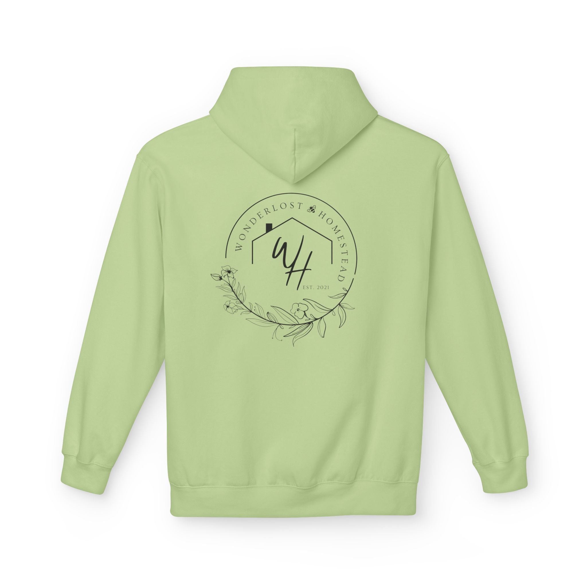 Unisex Hoodie, Black Logo (Front/Back Designs)