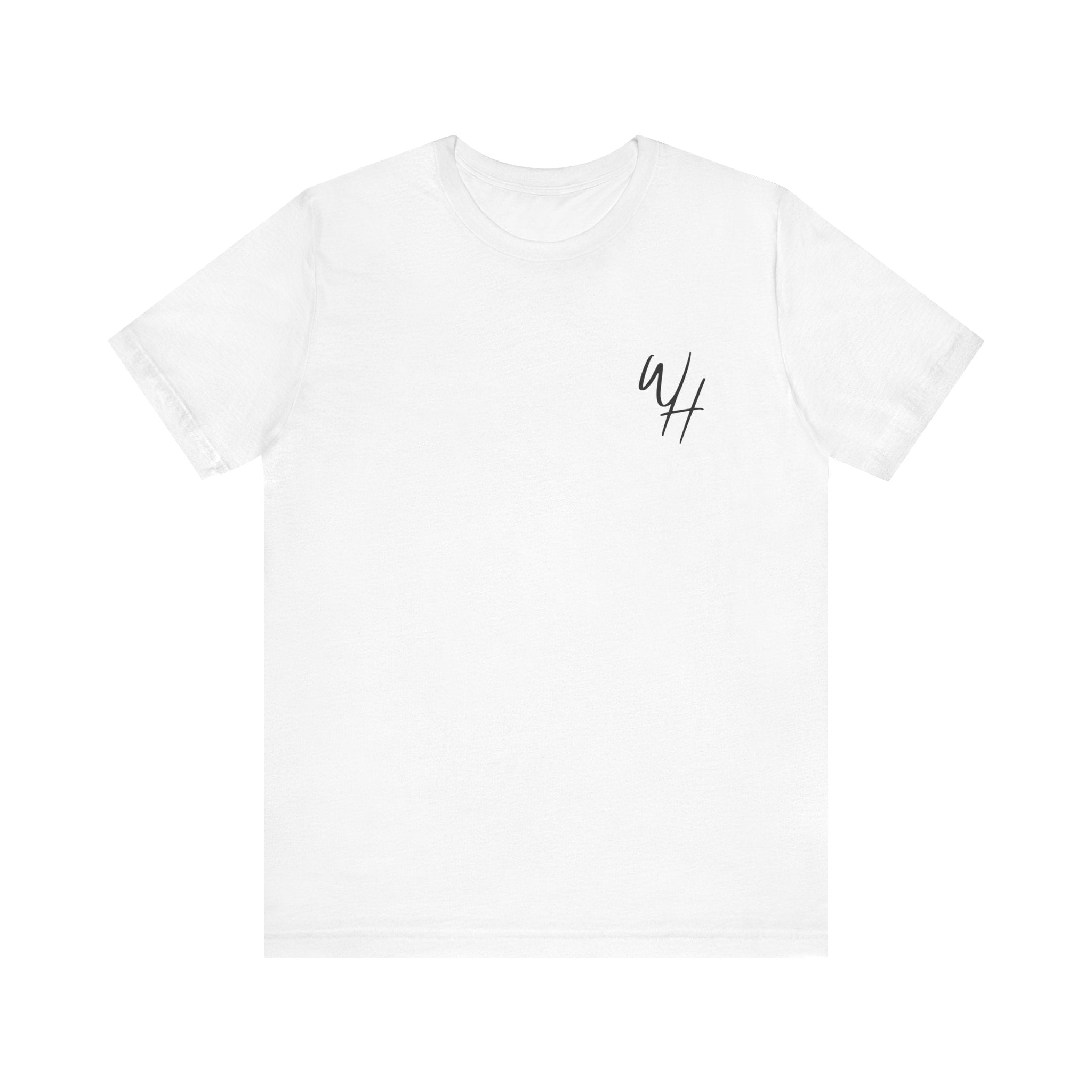 Unisex Short Sleeve T-Shirt, Black Logo (Front/Back Designs)
