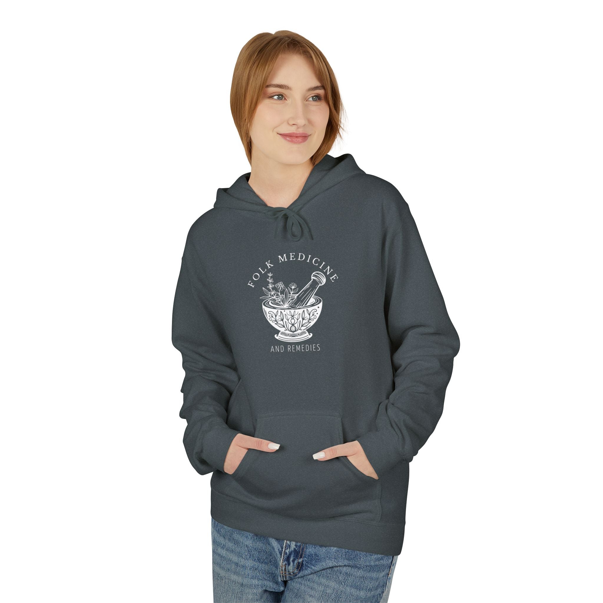 Unisex Hoodie, White Logo
