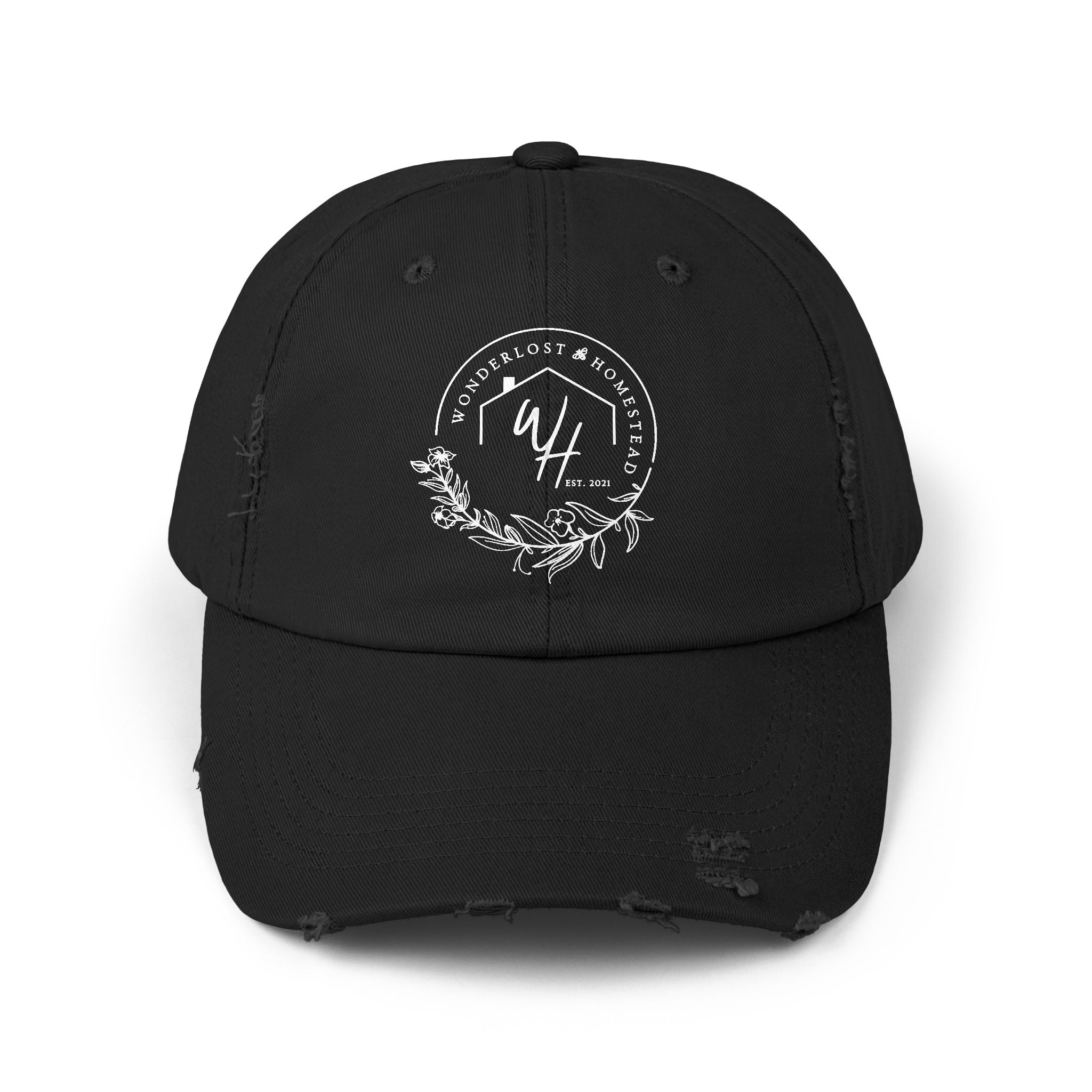 Unisex Distressed Cap