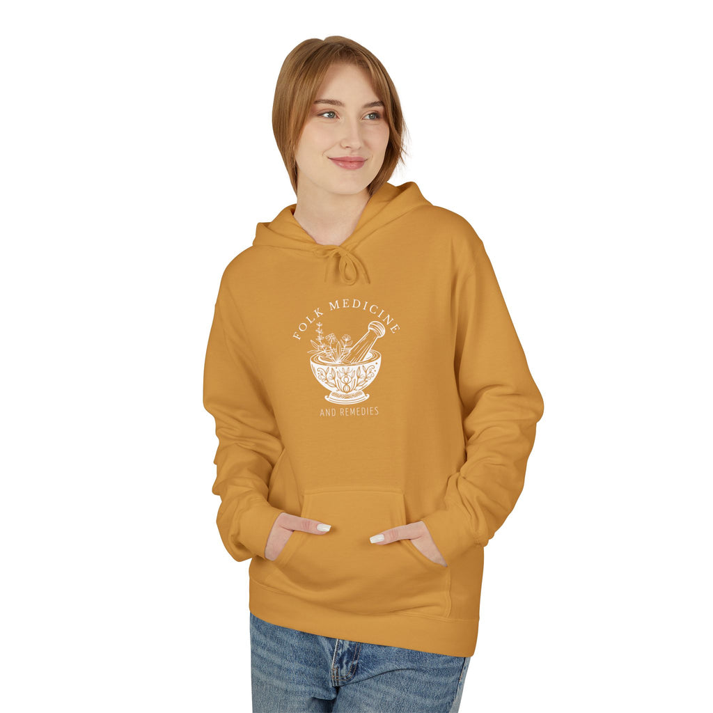 Unisex Hoodie, White Logo