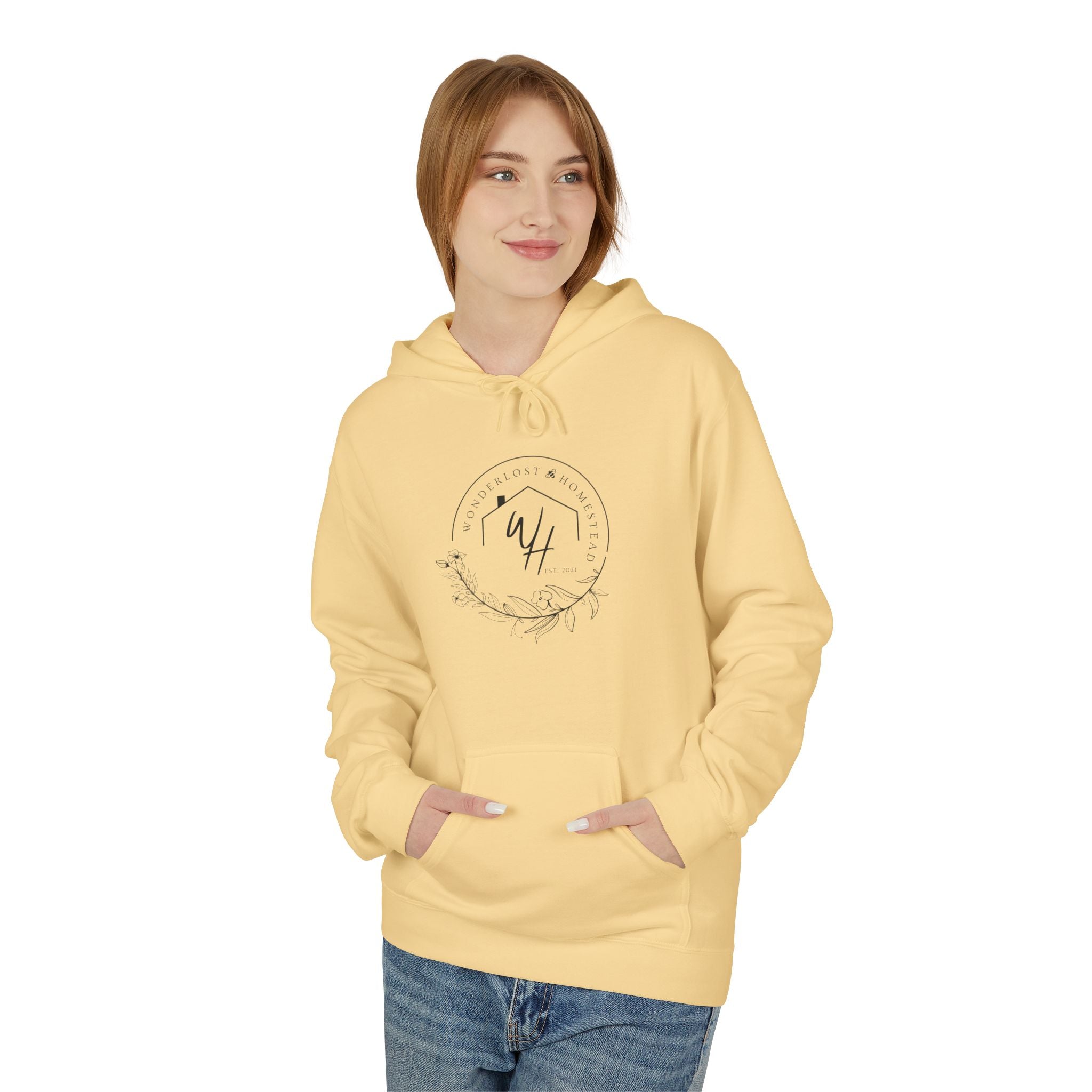 Unisex Hoodie, Black Logo