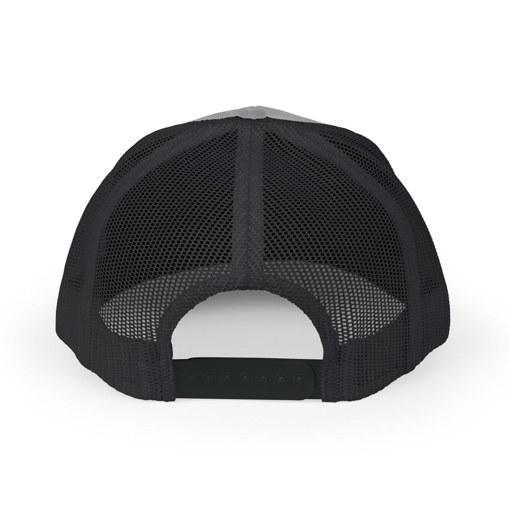 Snapback Trucker Cap, Black Logo