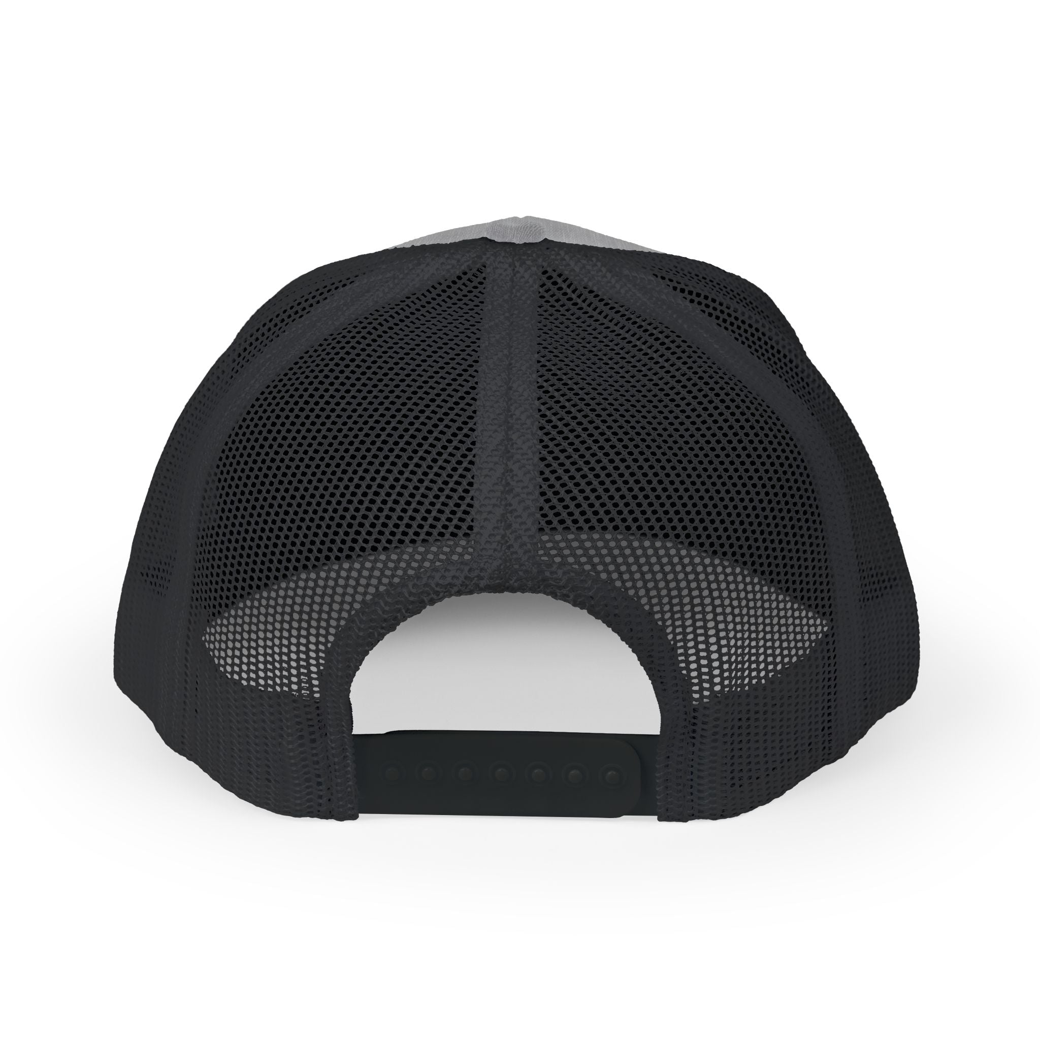 Snapback Trucker Cap, Black Logo