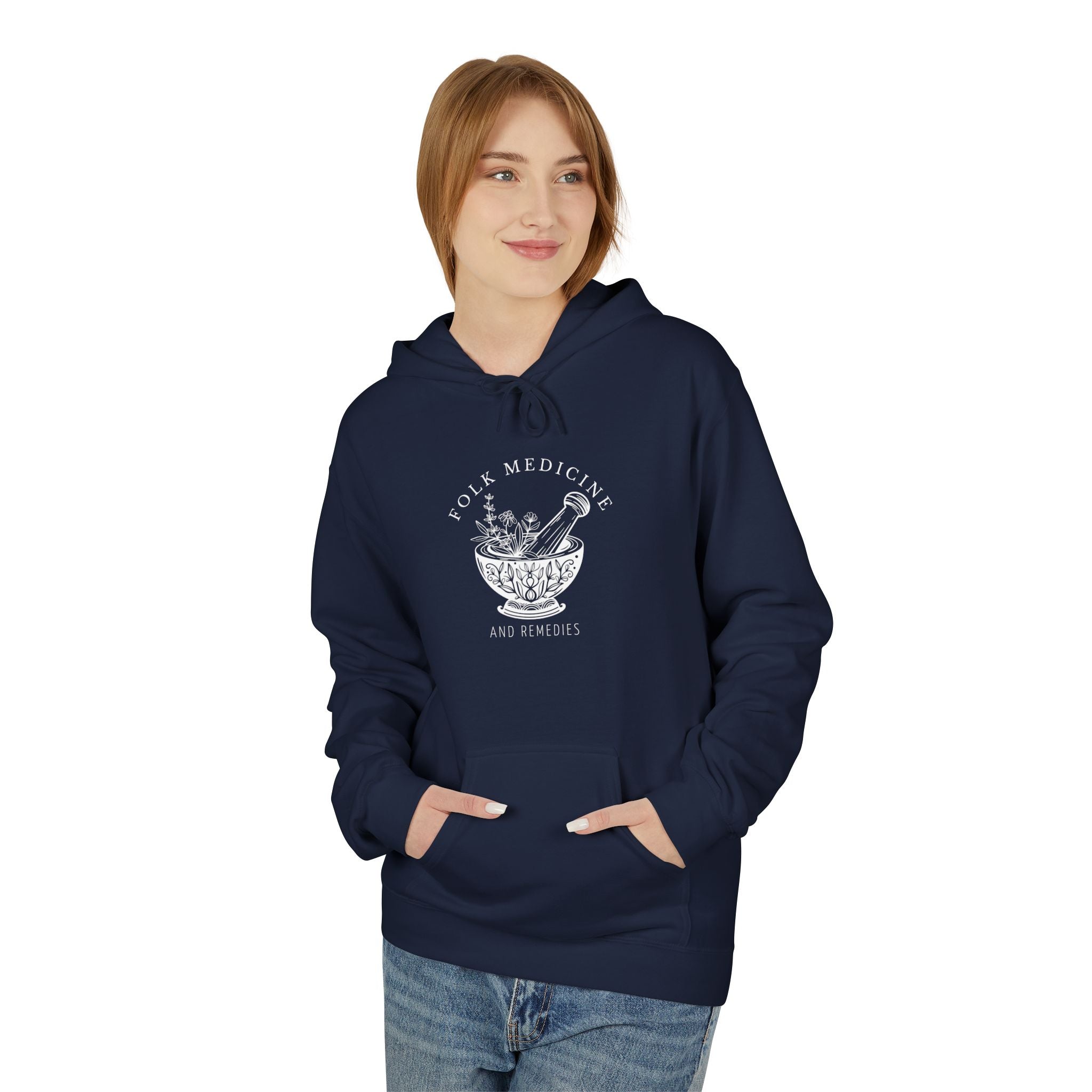 Unisex Hoodie, White Logo