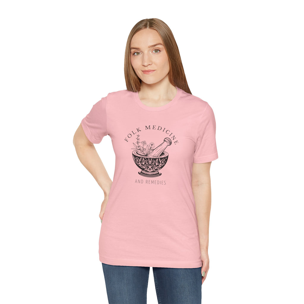 Unisex Short Sleeve T-Shirt, Black Logo