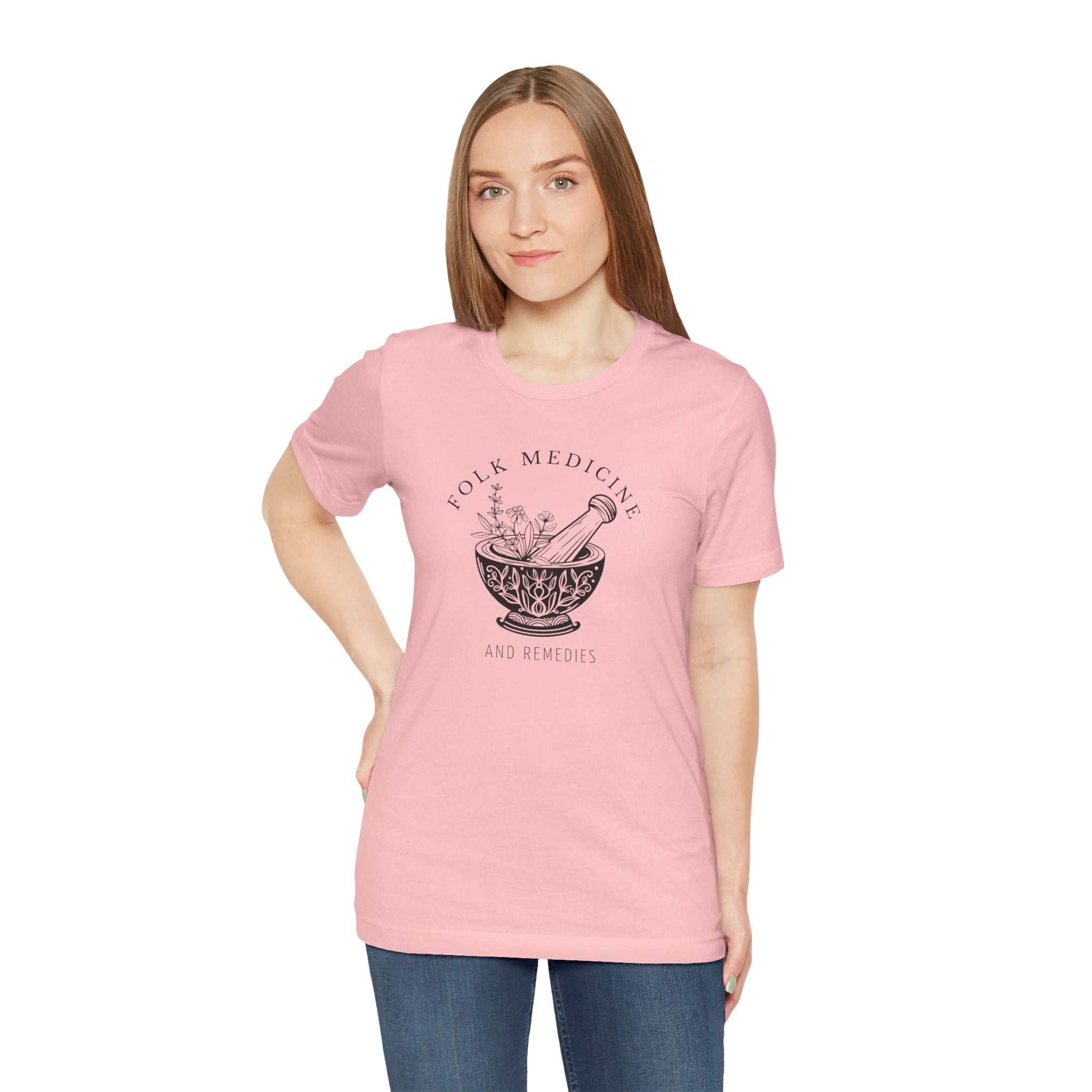 Unisex Short Sleeve T-Shirt, Black Logo