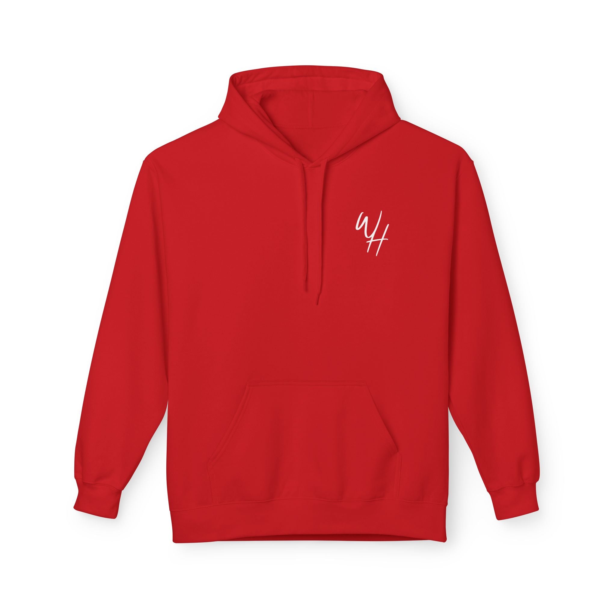 Unisex Hoodie, White Logo (Front/Back Designs)
