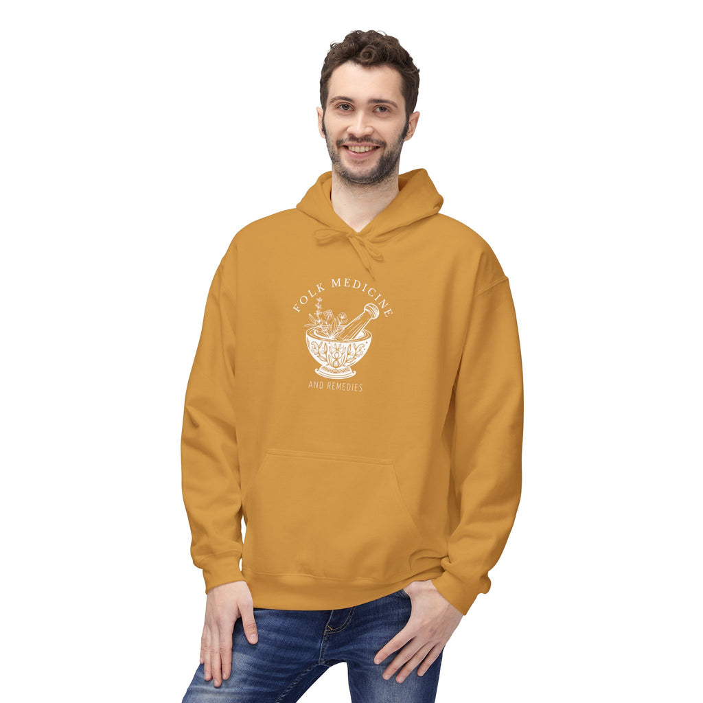Unisex Hoodie, White Logo