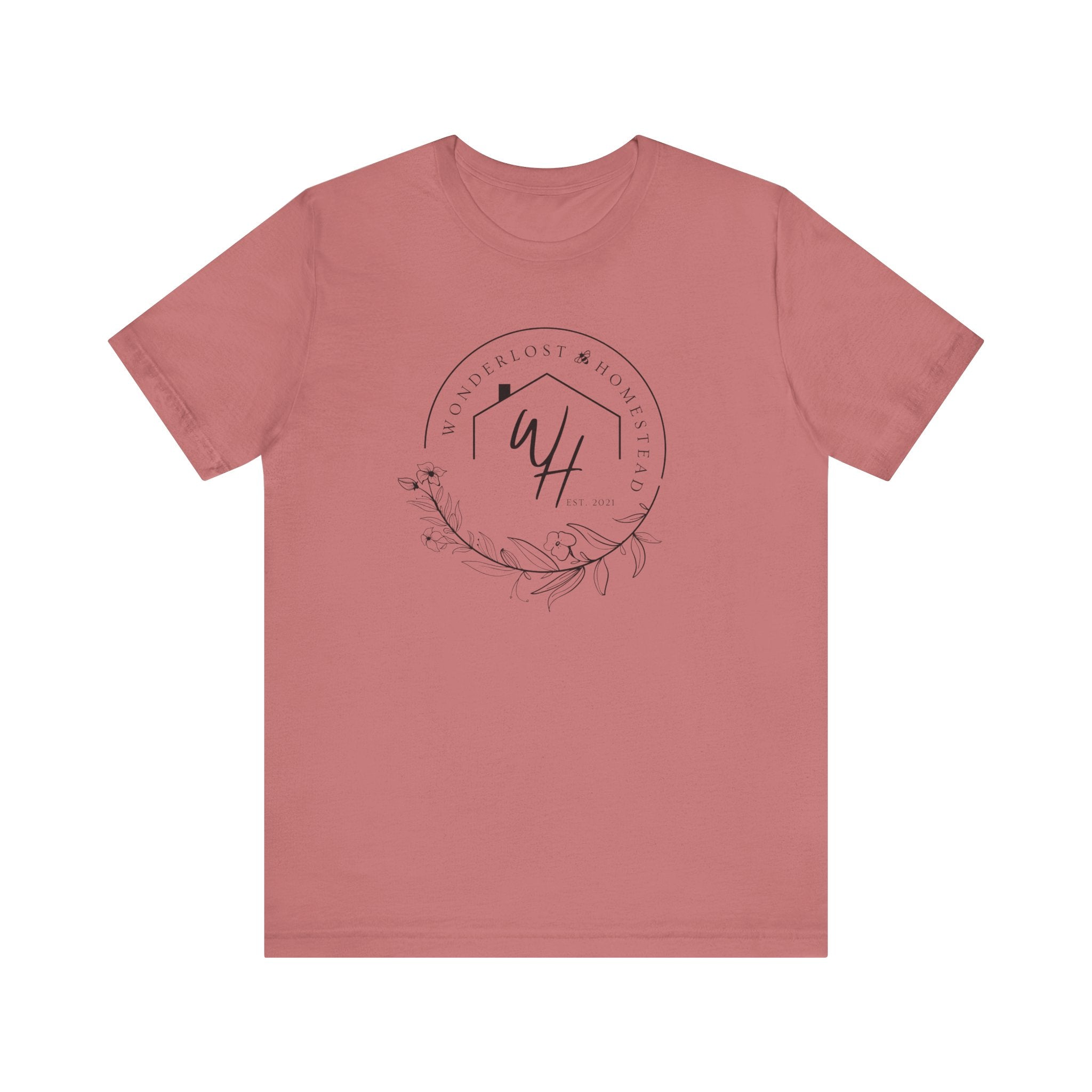 Unisex Short Sleeve T-Shirt, Black Logo