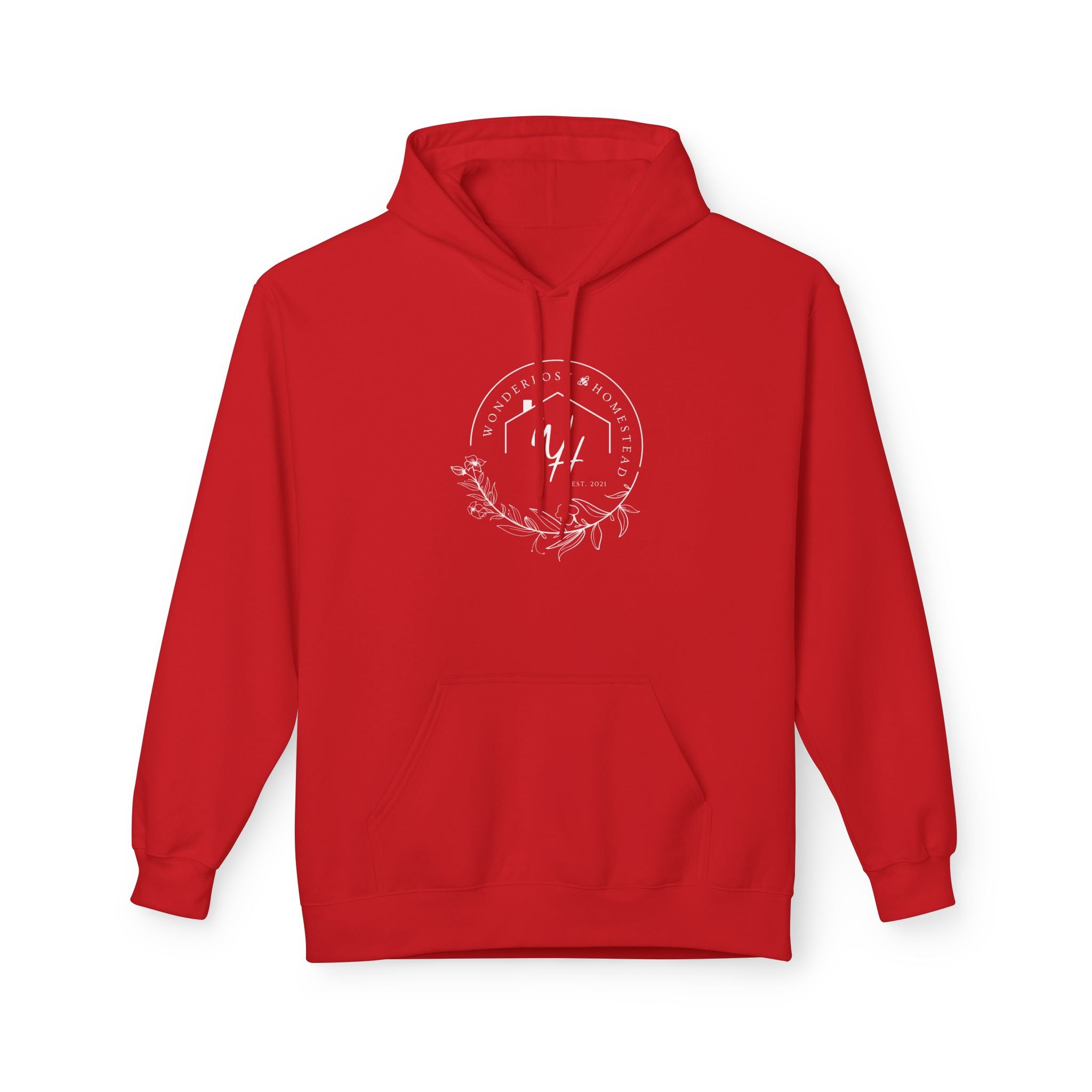 Unisex Hoodie, White Logo