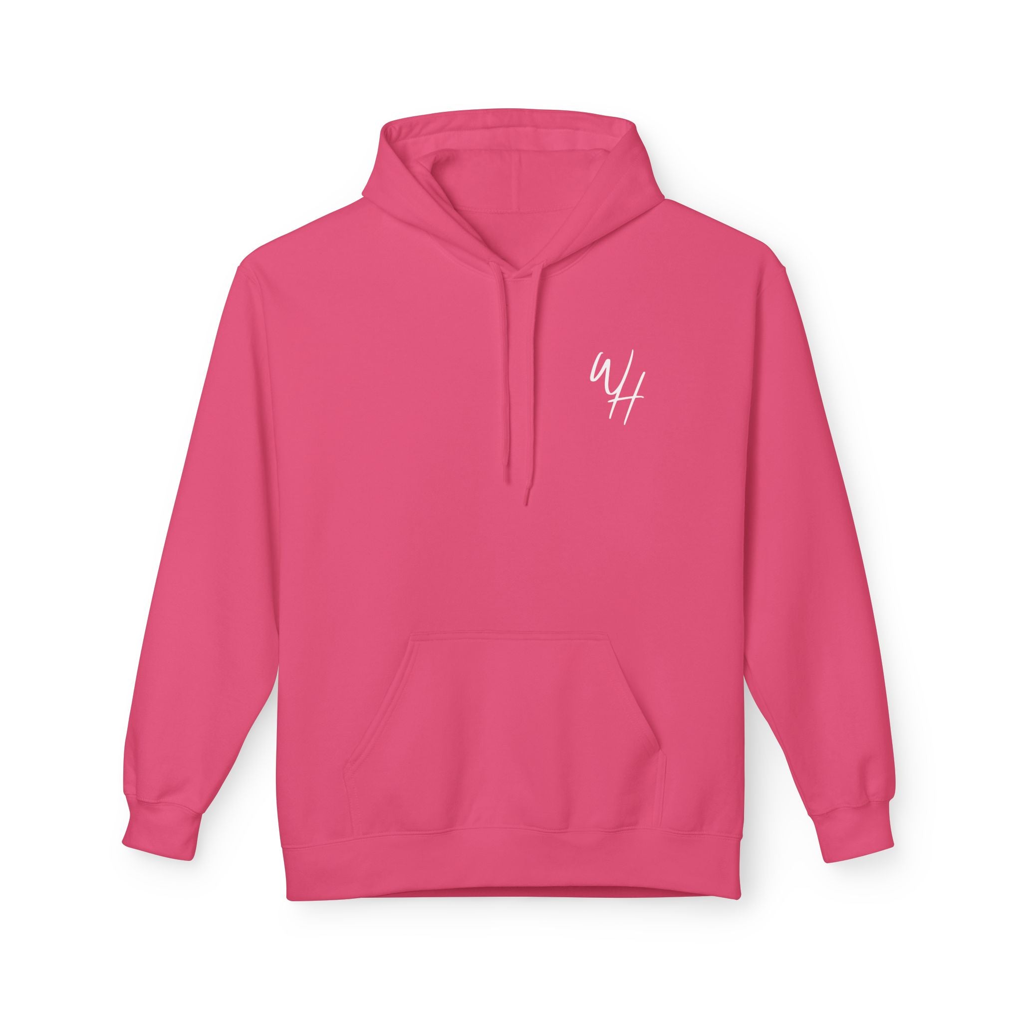 Unisex Hoodie, White Logo (Front/Back Designs)