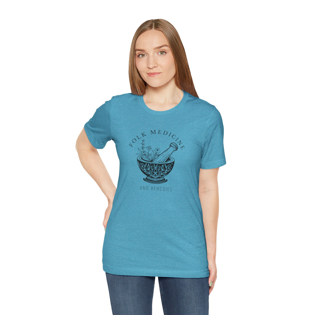 Unisex Short Sleeve T-Shirt, Black Logo