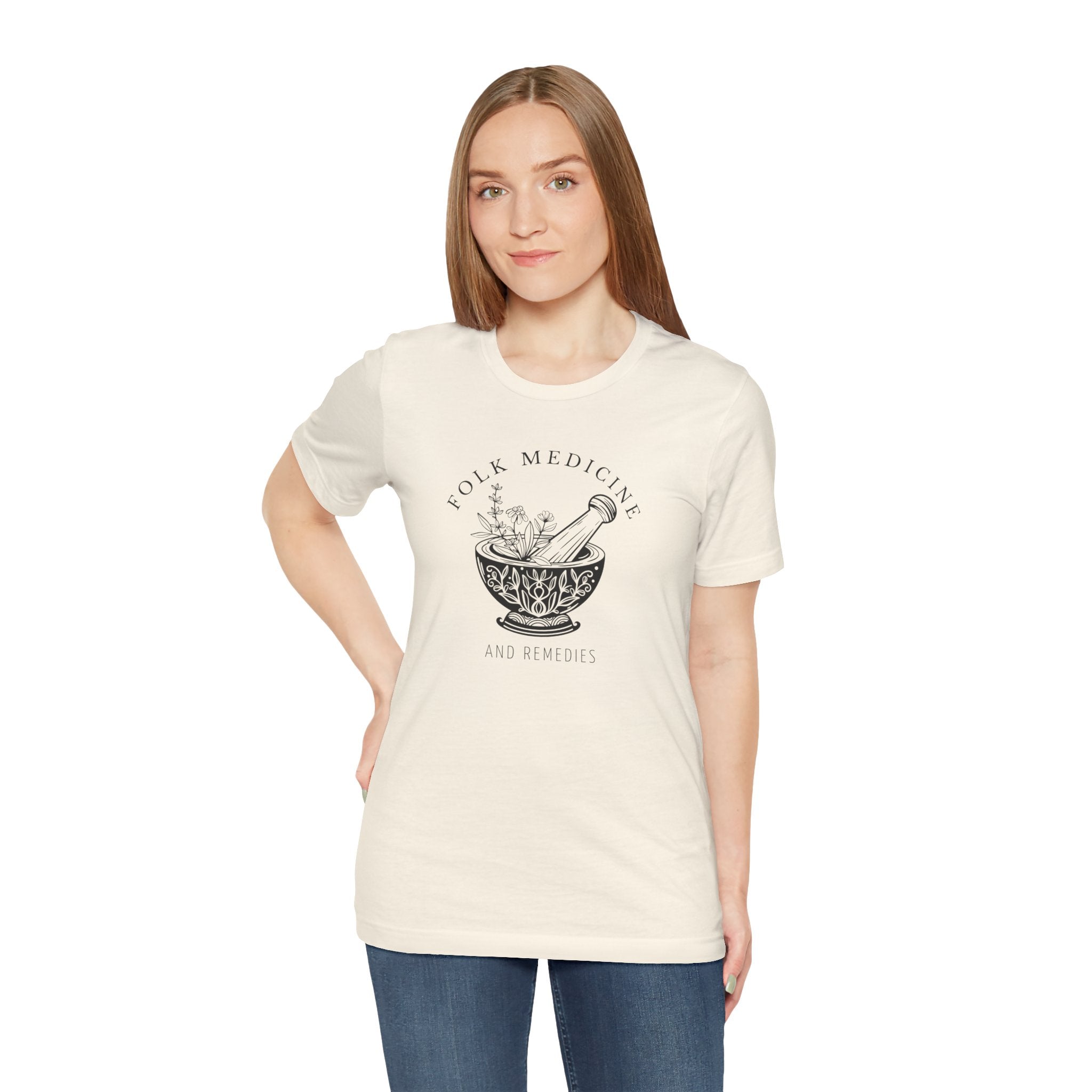 Unisex Short Sleeve T-Shirt, Black Logo